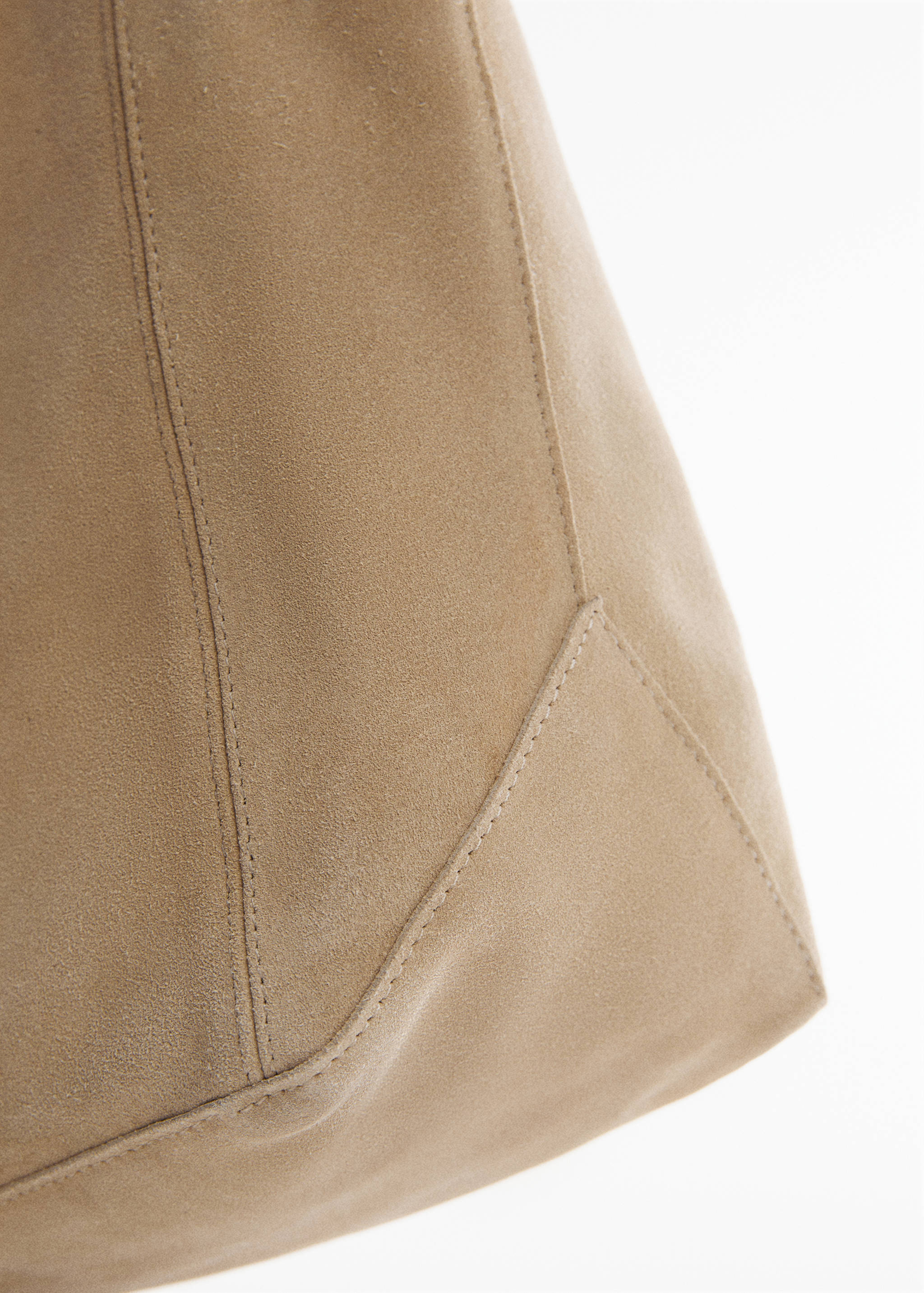 Кожаная сумка шоппер - Деталь изделия 1