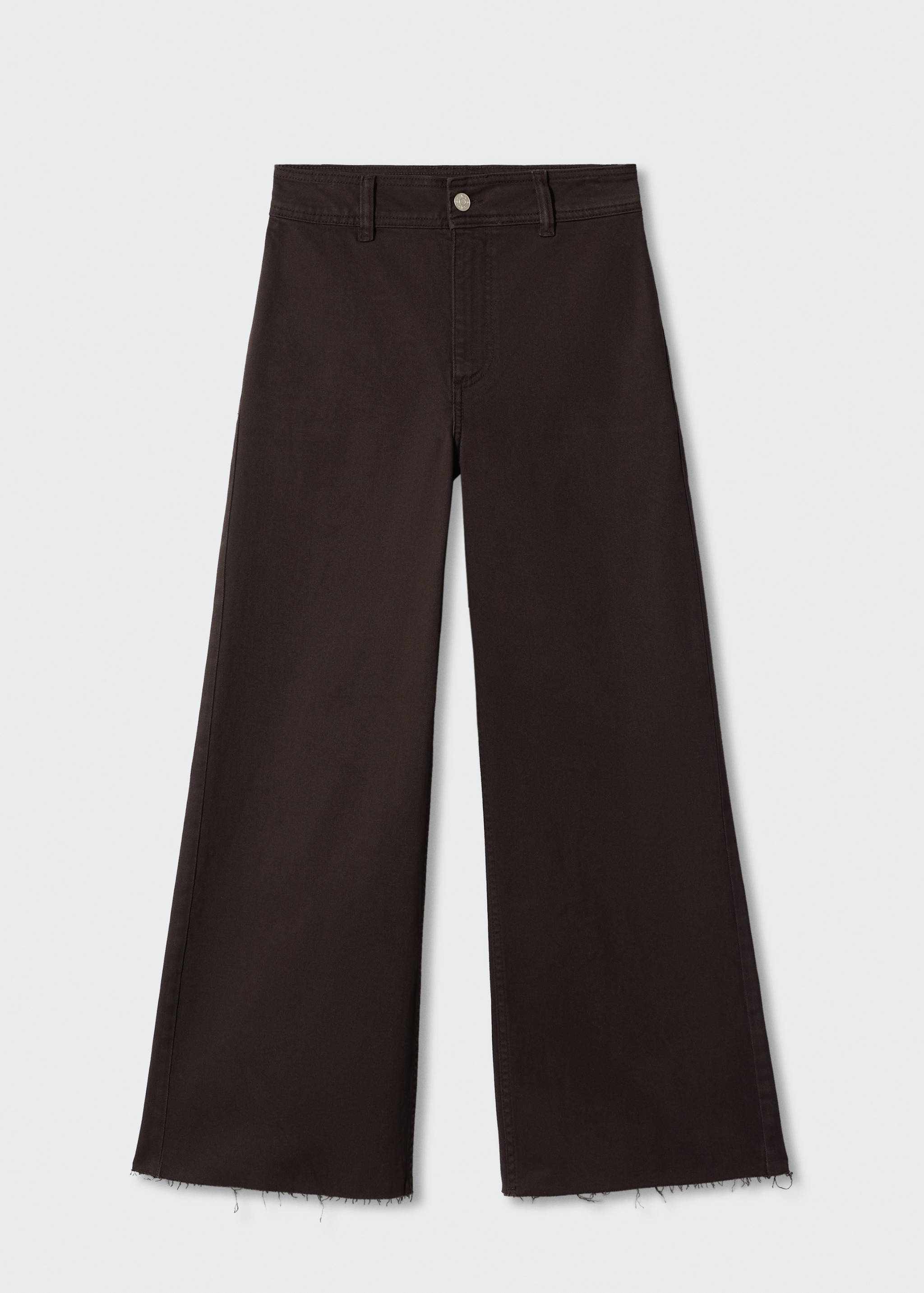 高腰阔腿裤 - null