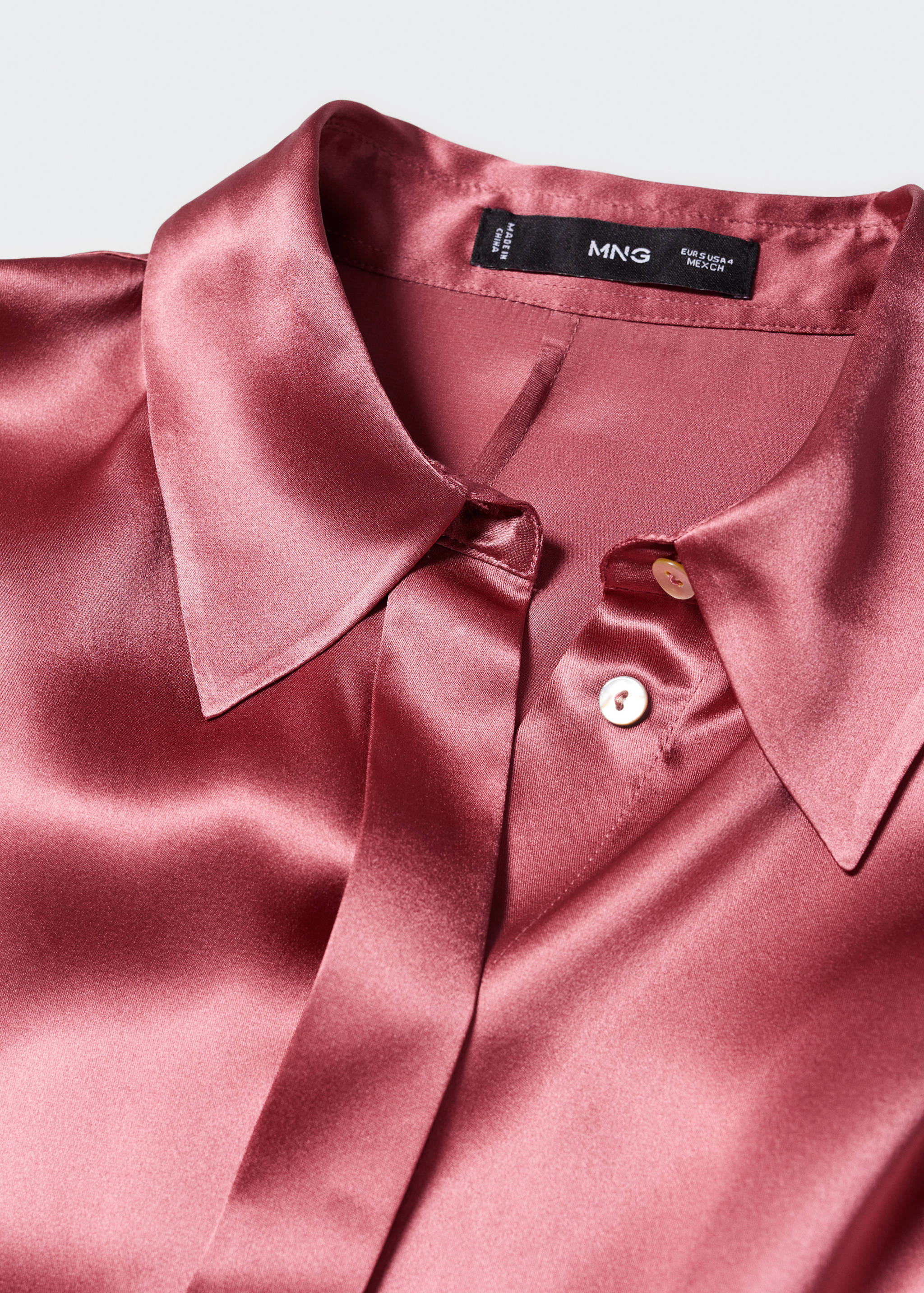 100% silk shirt - Details of the article 8