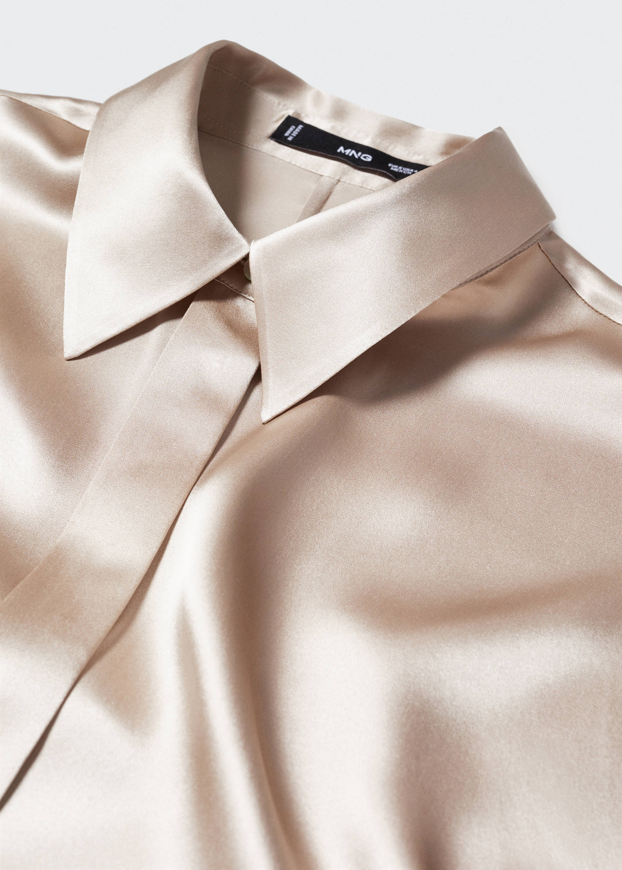 100% silk shirt - Details of the article 8