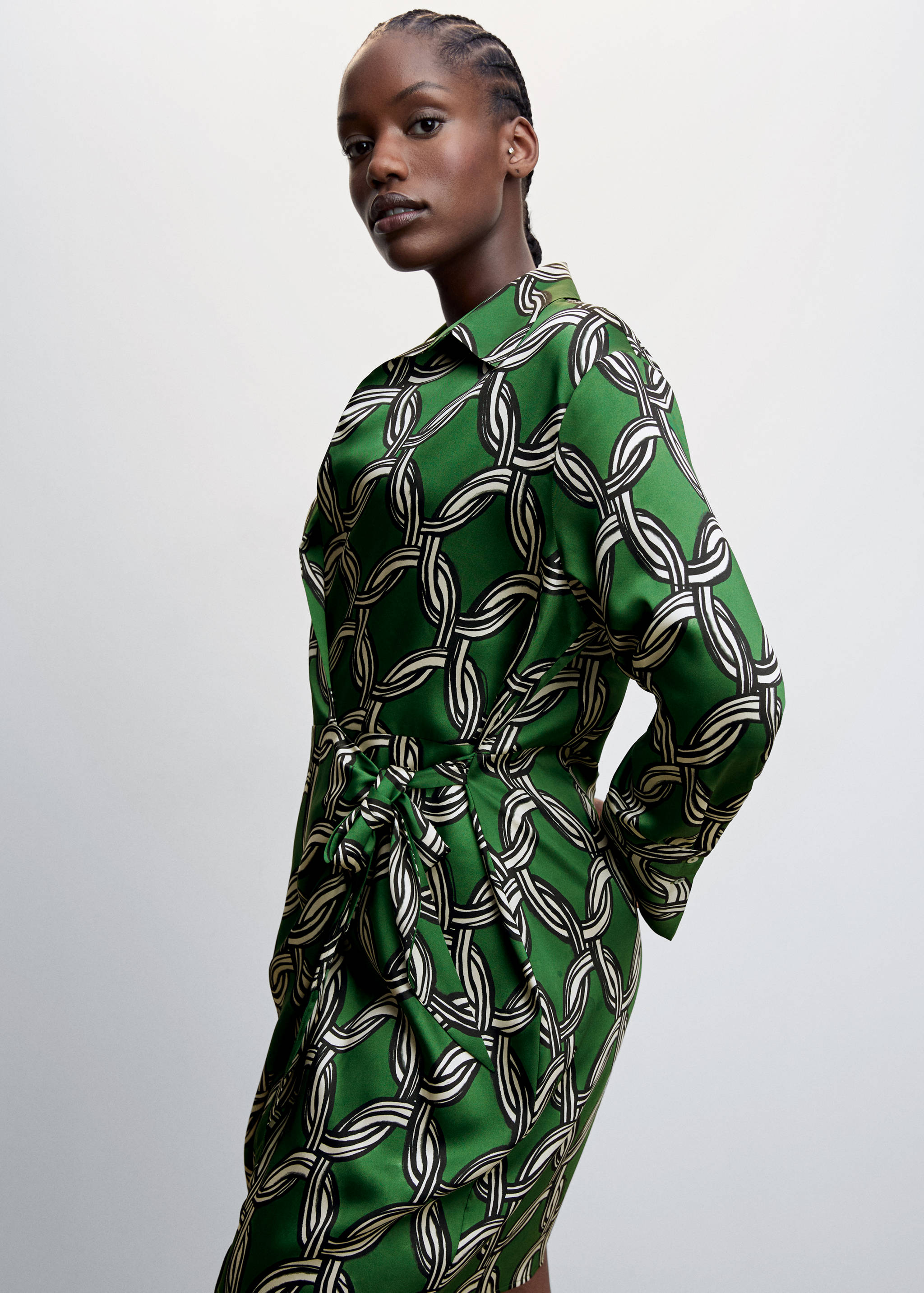 Chain print dress - Details of the article 5