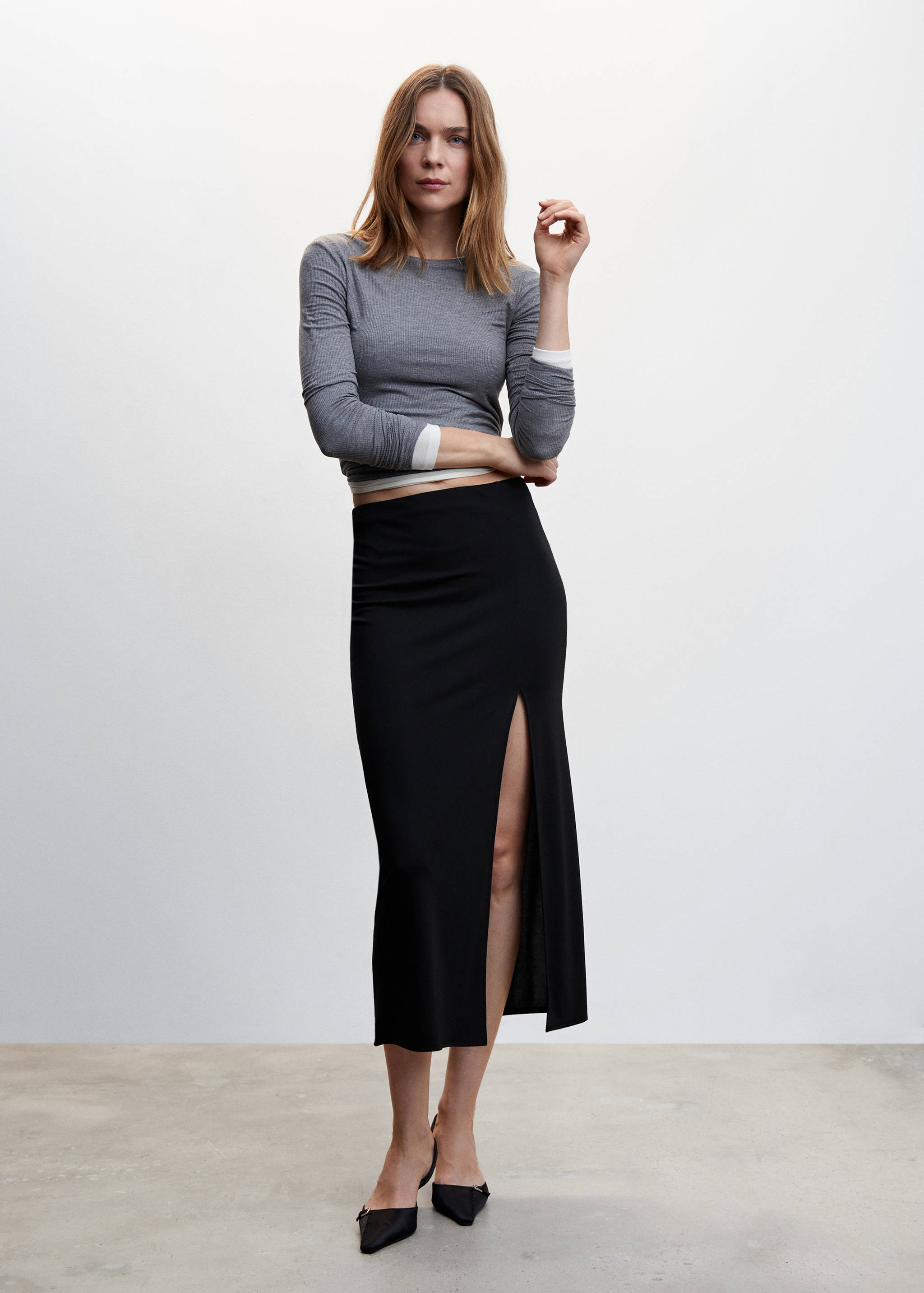 Vent midi skirt - General plane