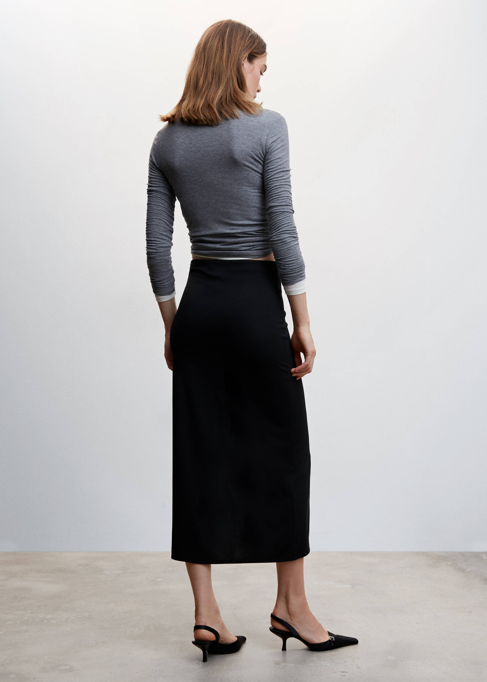 Vent midi skirt - Reverse of the article