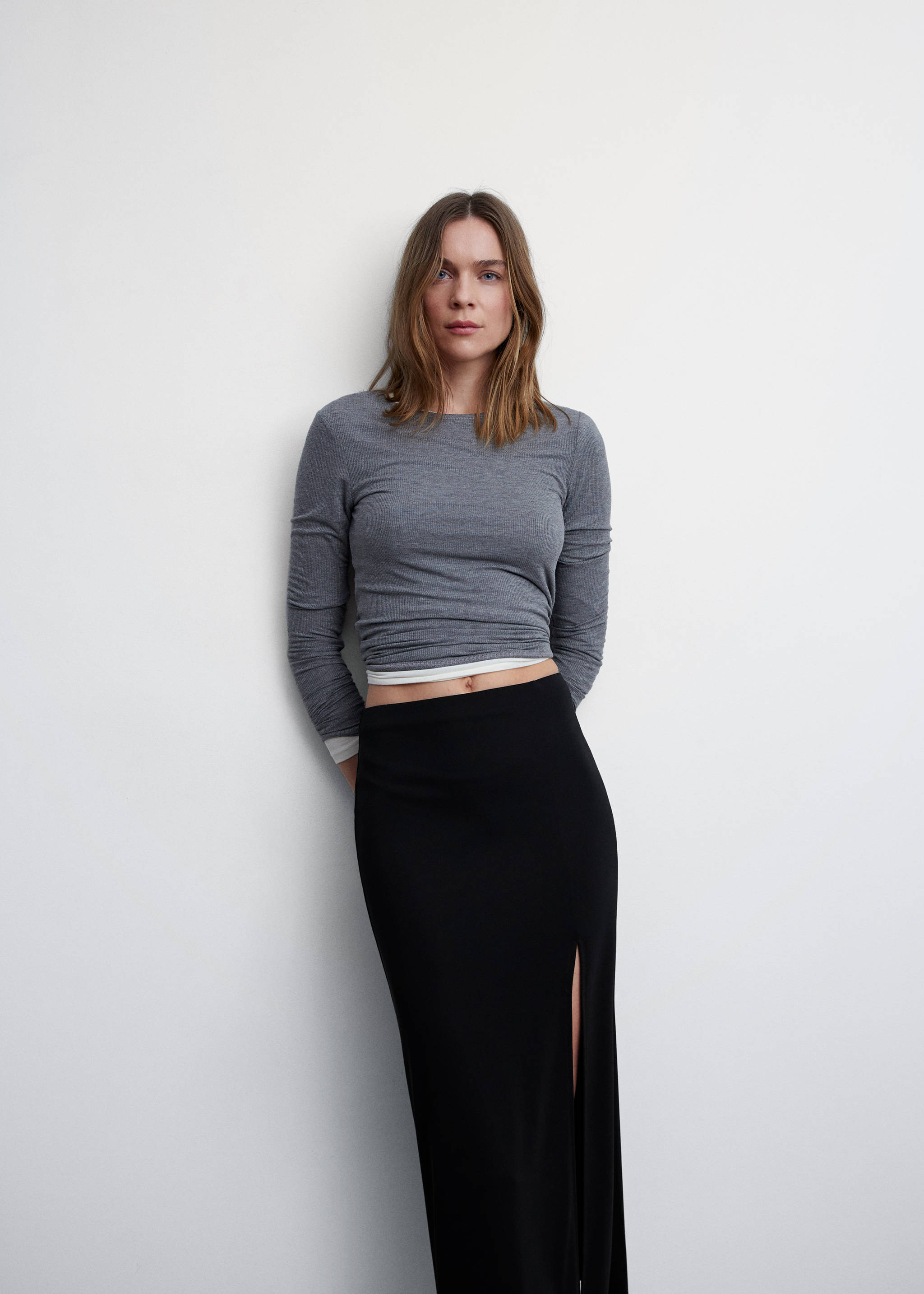 Vent midi skirt - Details of the article 6