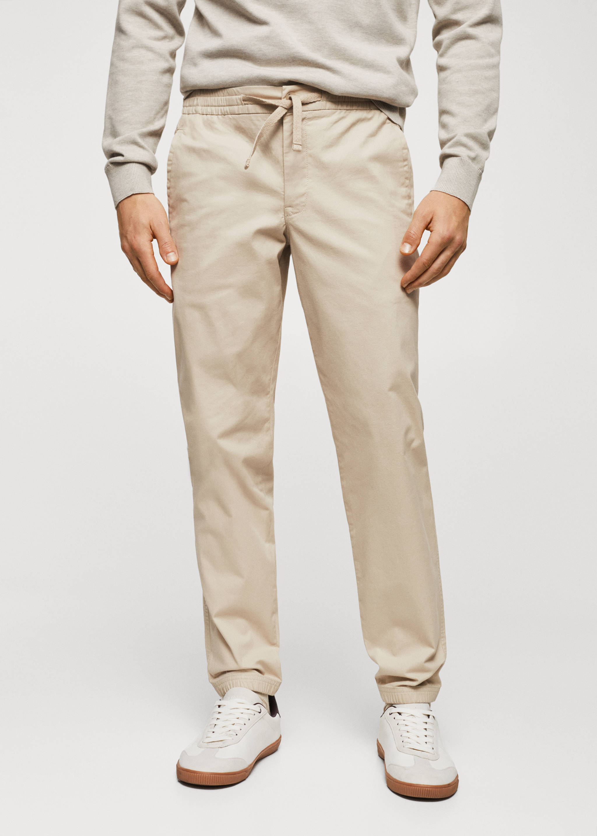 Pantalon jogger coton - Plan moyen