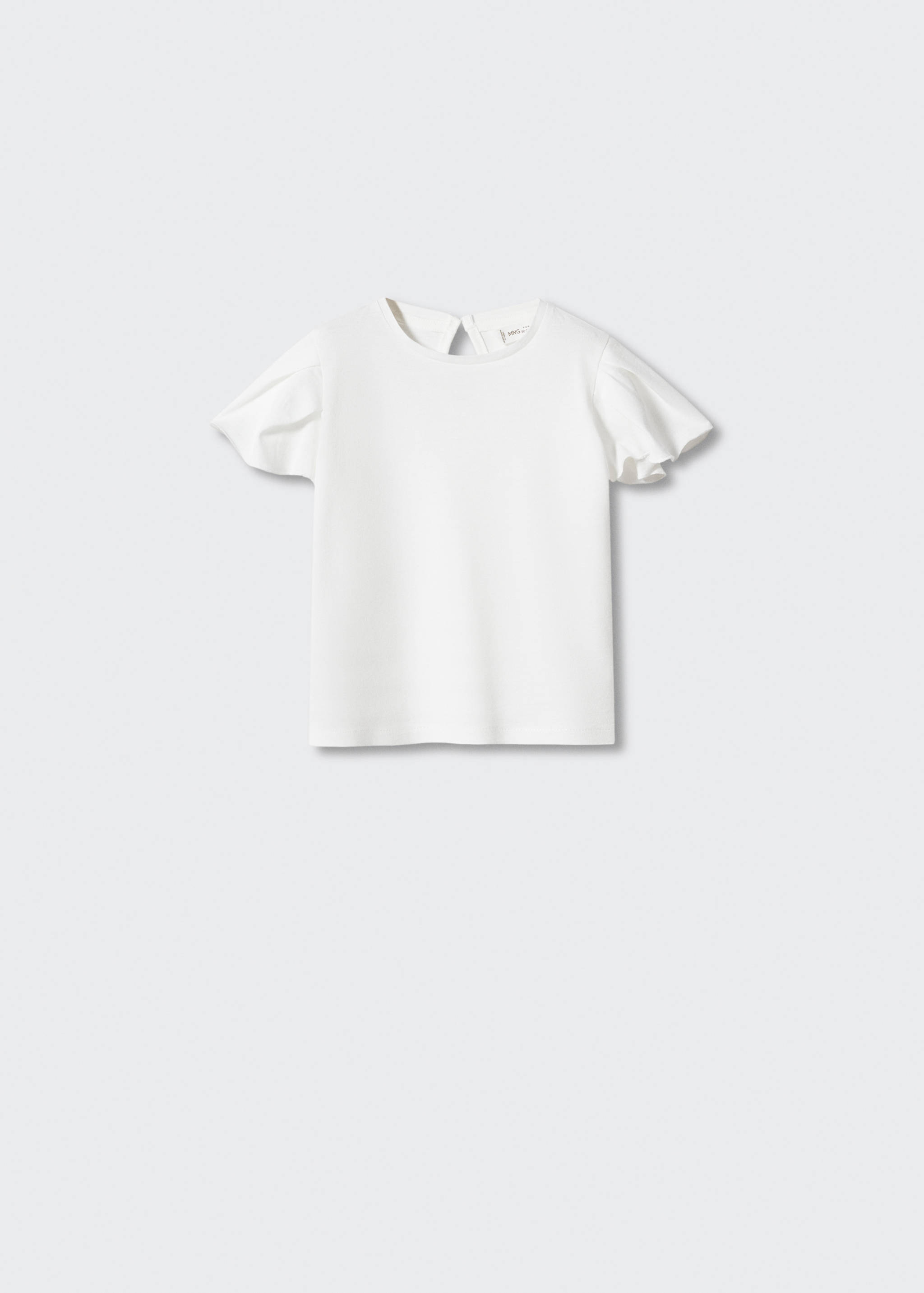 Ruffled sleeve T-shirt - Article without model
