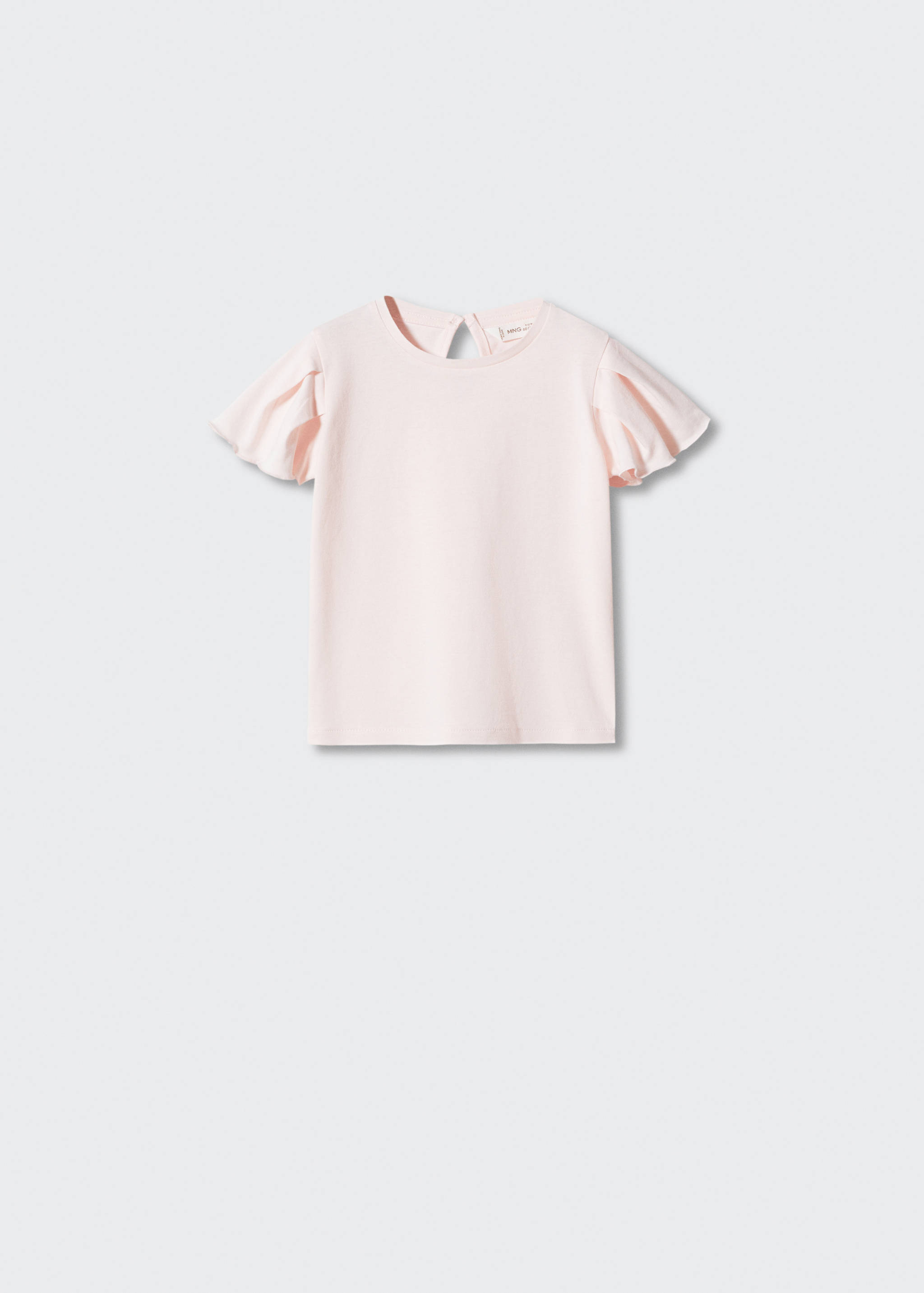 Ruffled sleeve T-shirt - Article without model