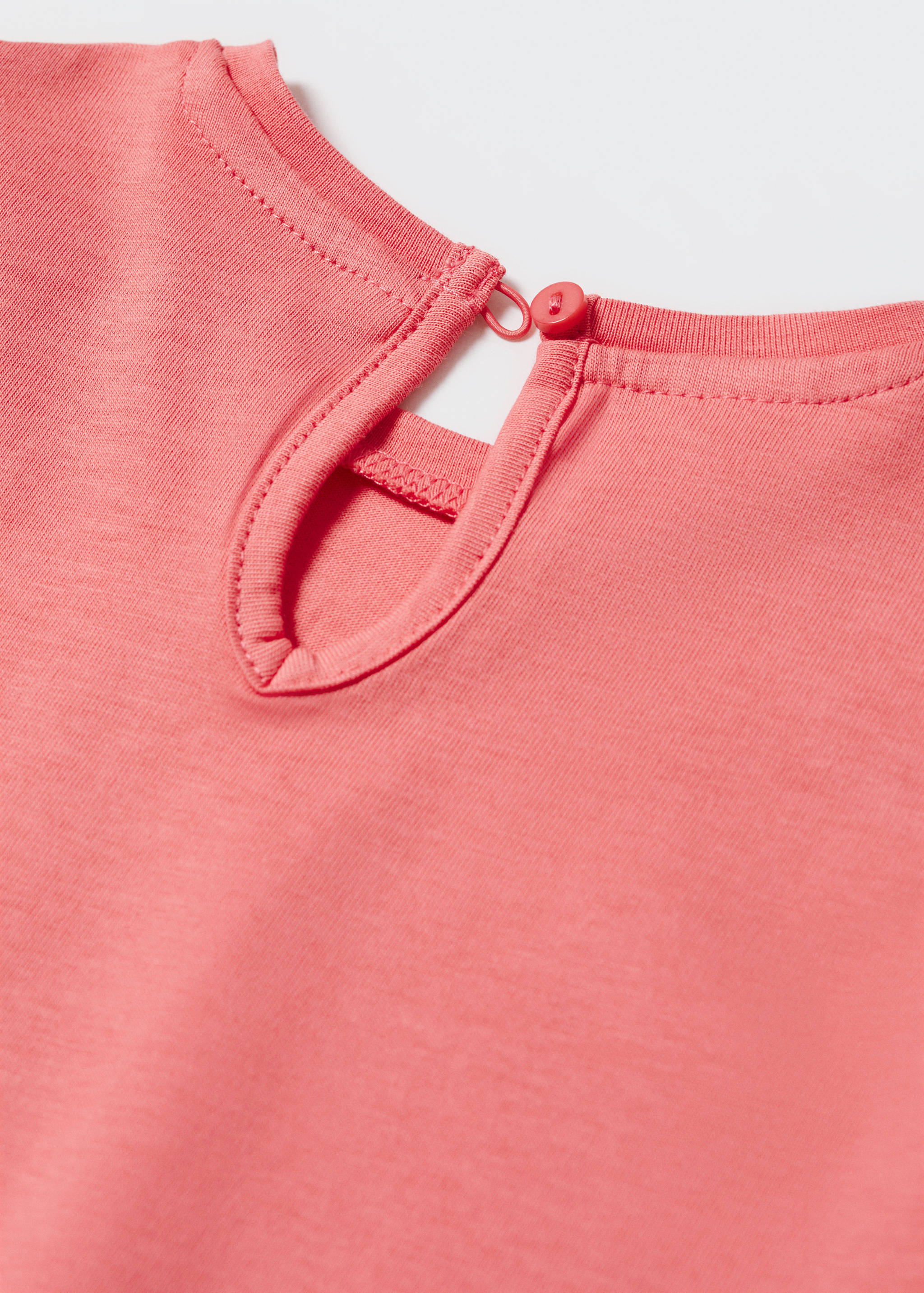 Ruffled sleeve T-shirt - Details of the article 0
