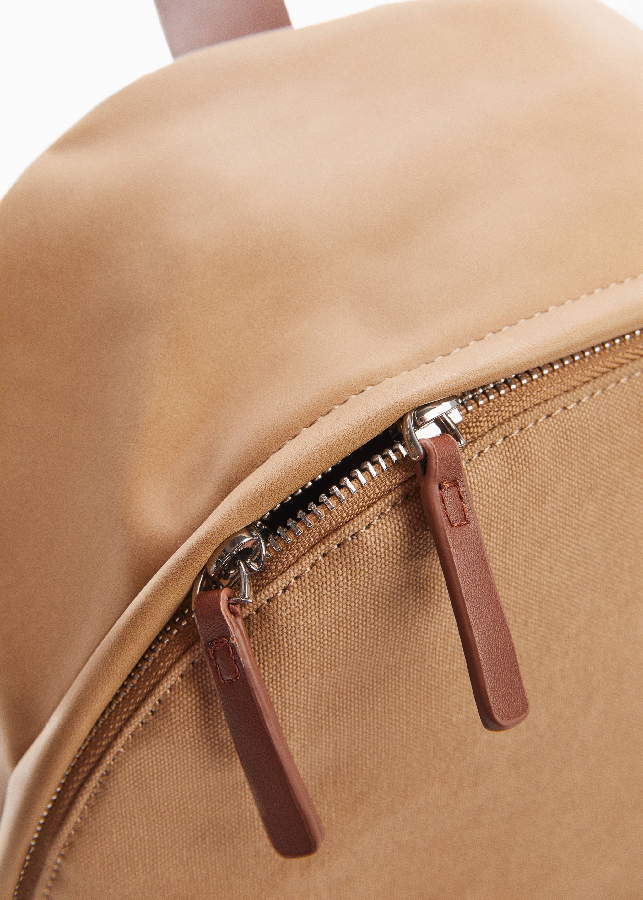 Canvas mixed backpack - Details of the article 1
