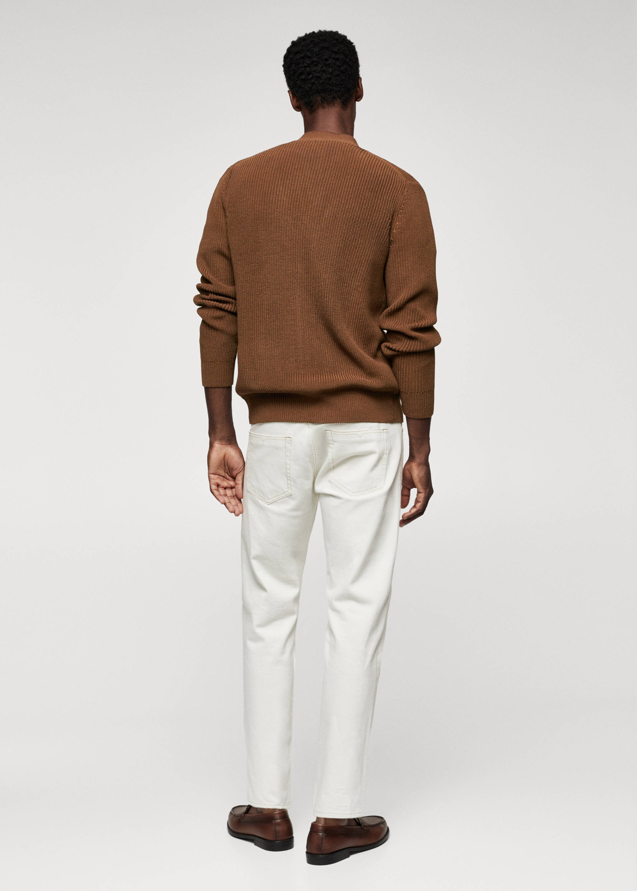 Cardigan coton structuré - Verso de l’article