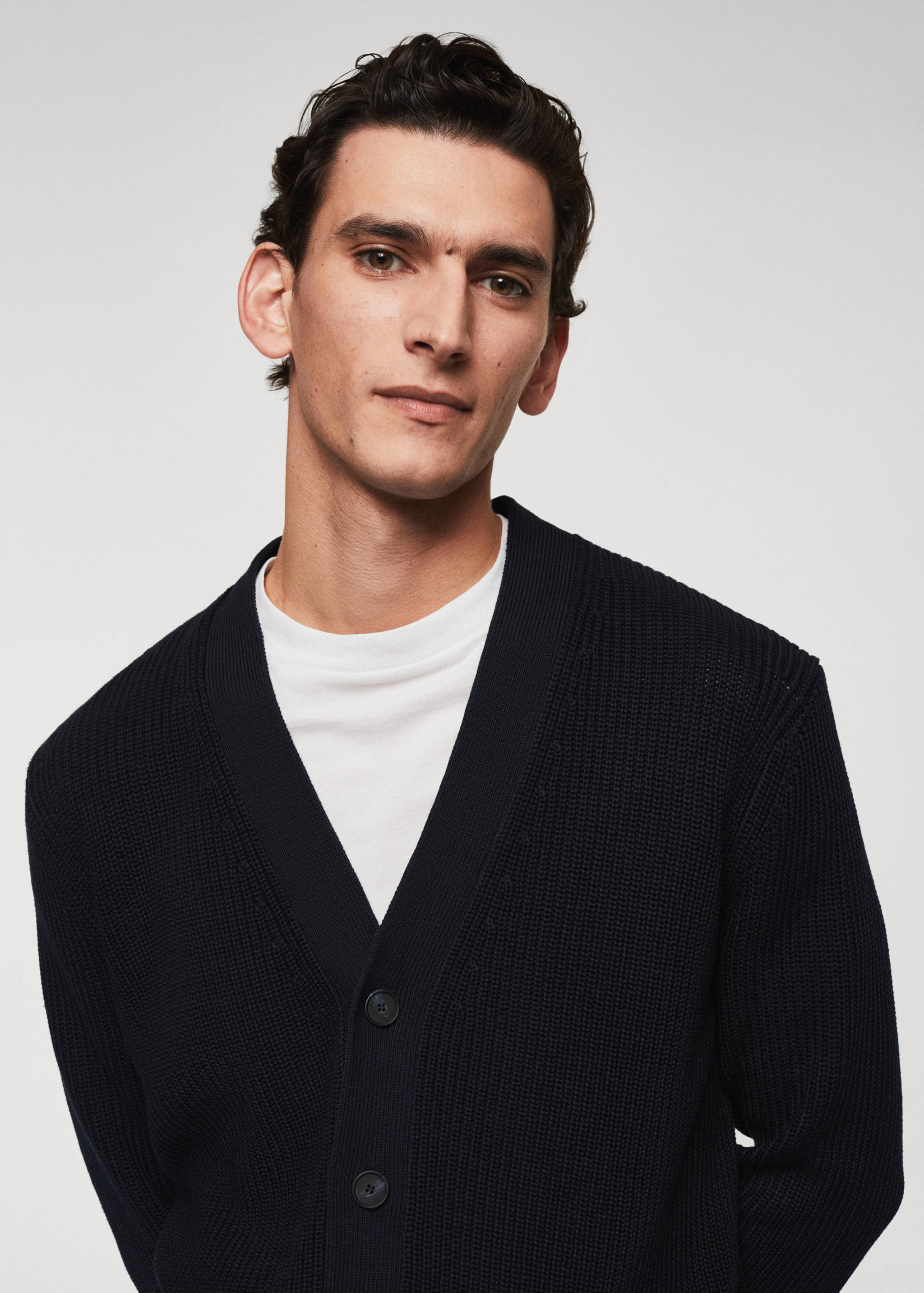 Cardigan coton structuré - Détail de l'article 1