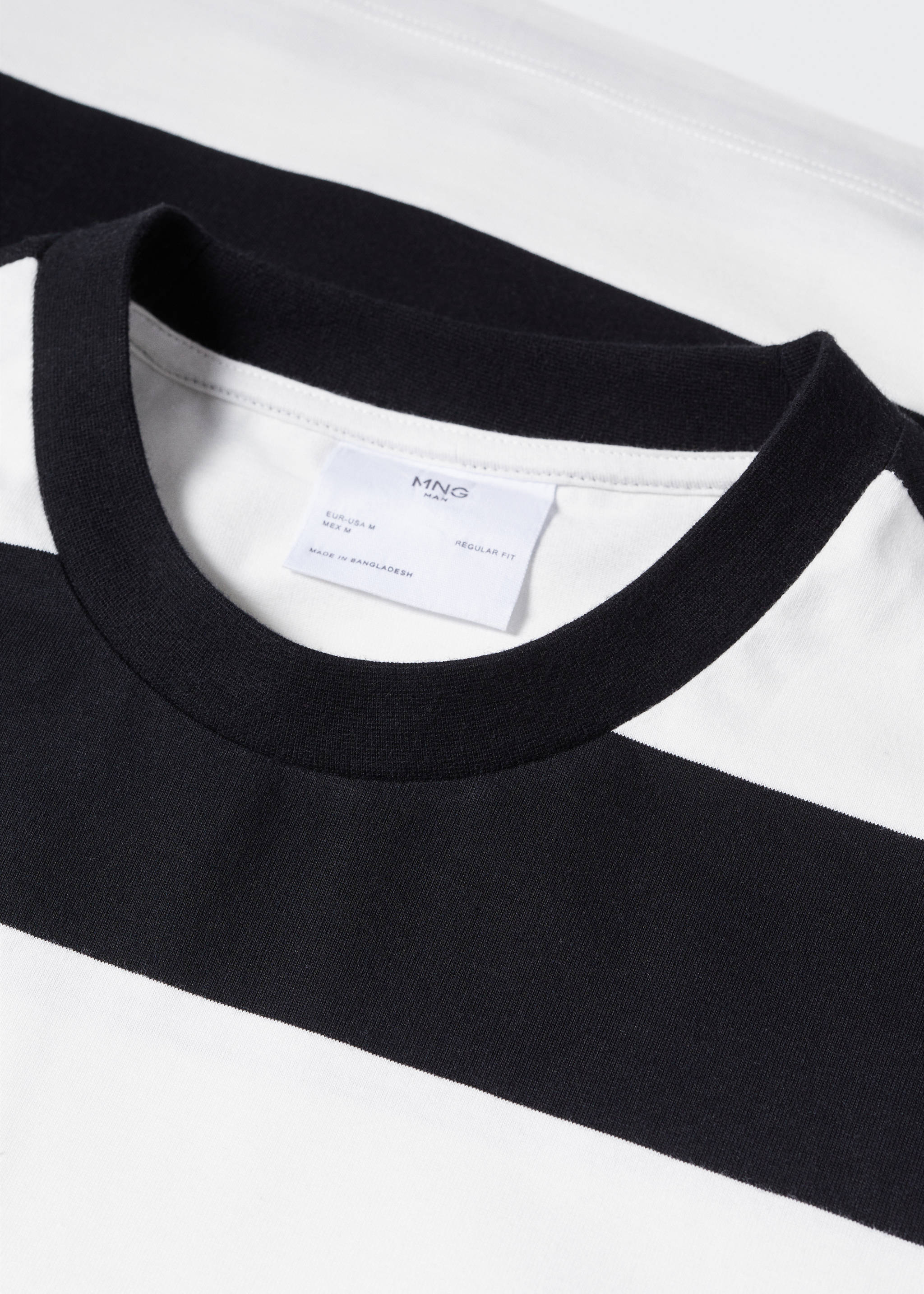 Striped cotton T-shirt - Details of the article 8