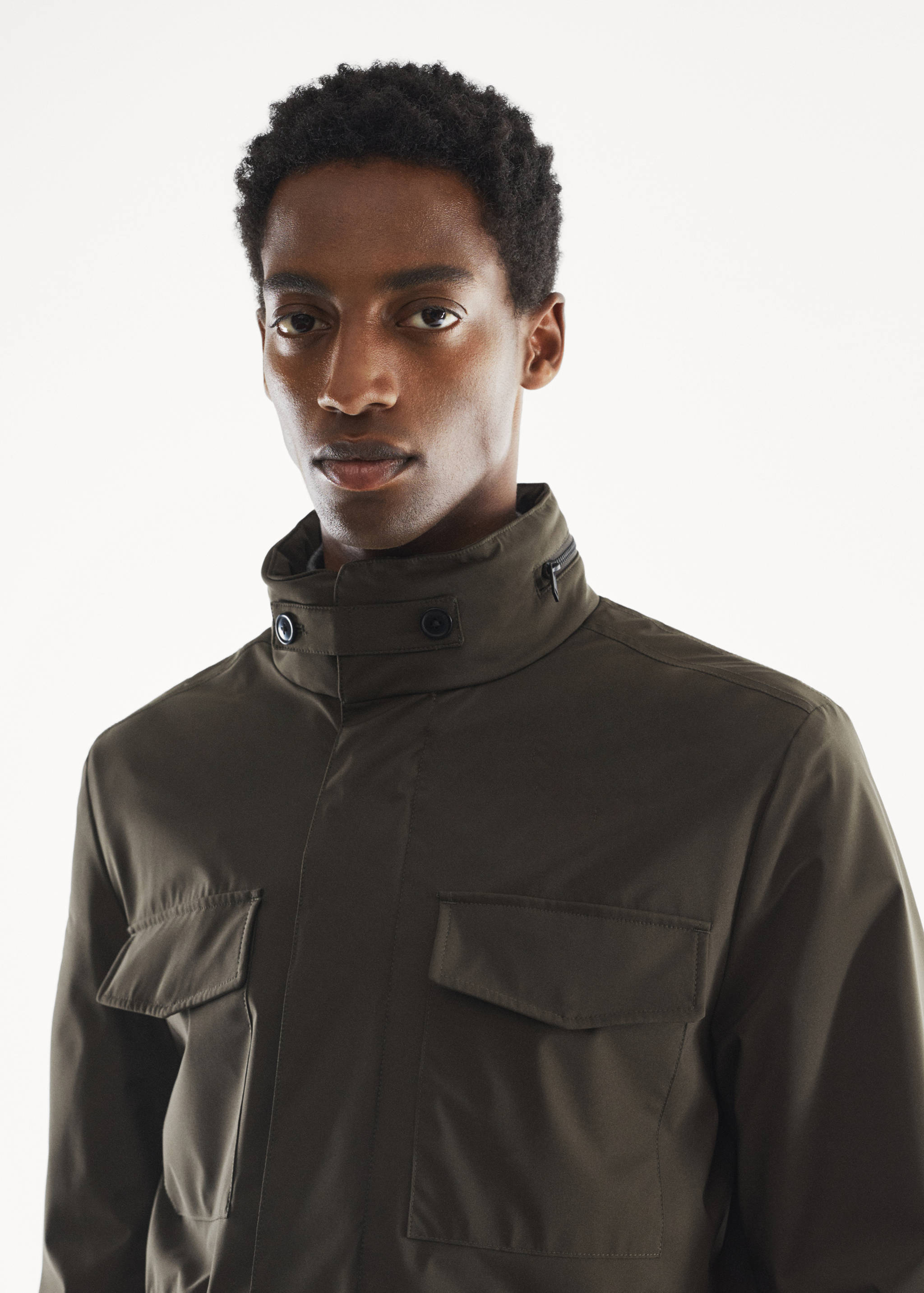 Military water-repellent jacket - Details of the article 1