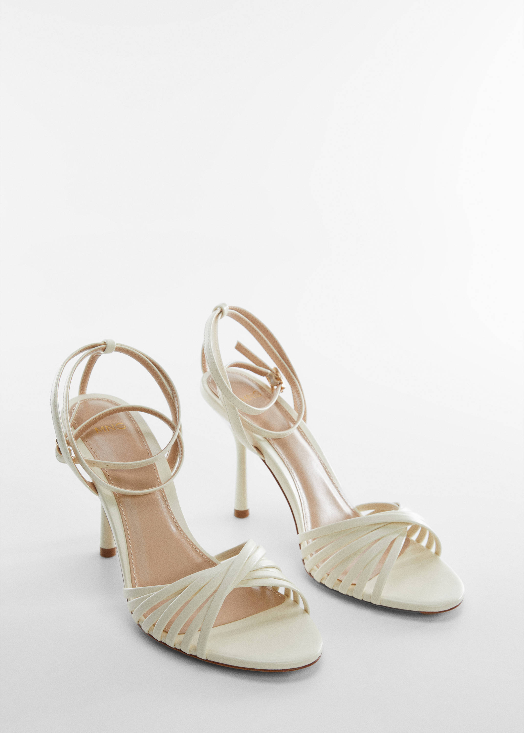 Strappy heeled sandals - Medium plane