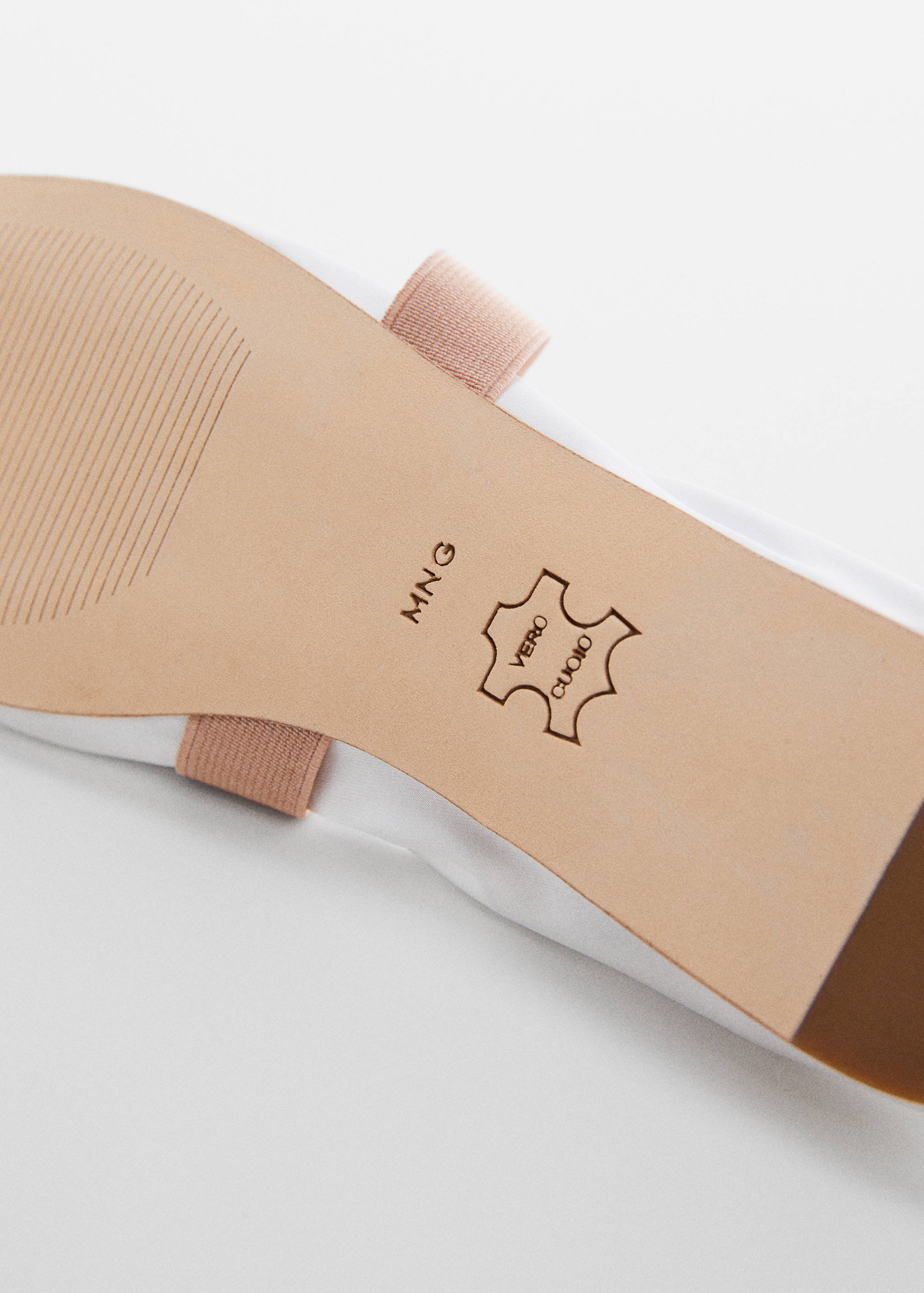 Elastic satin ballet flats - Details of the article 3