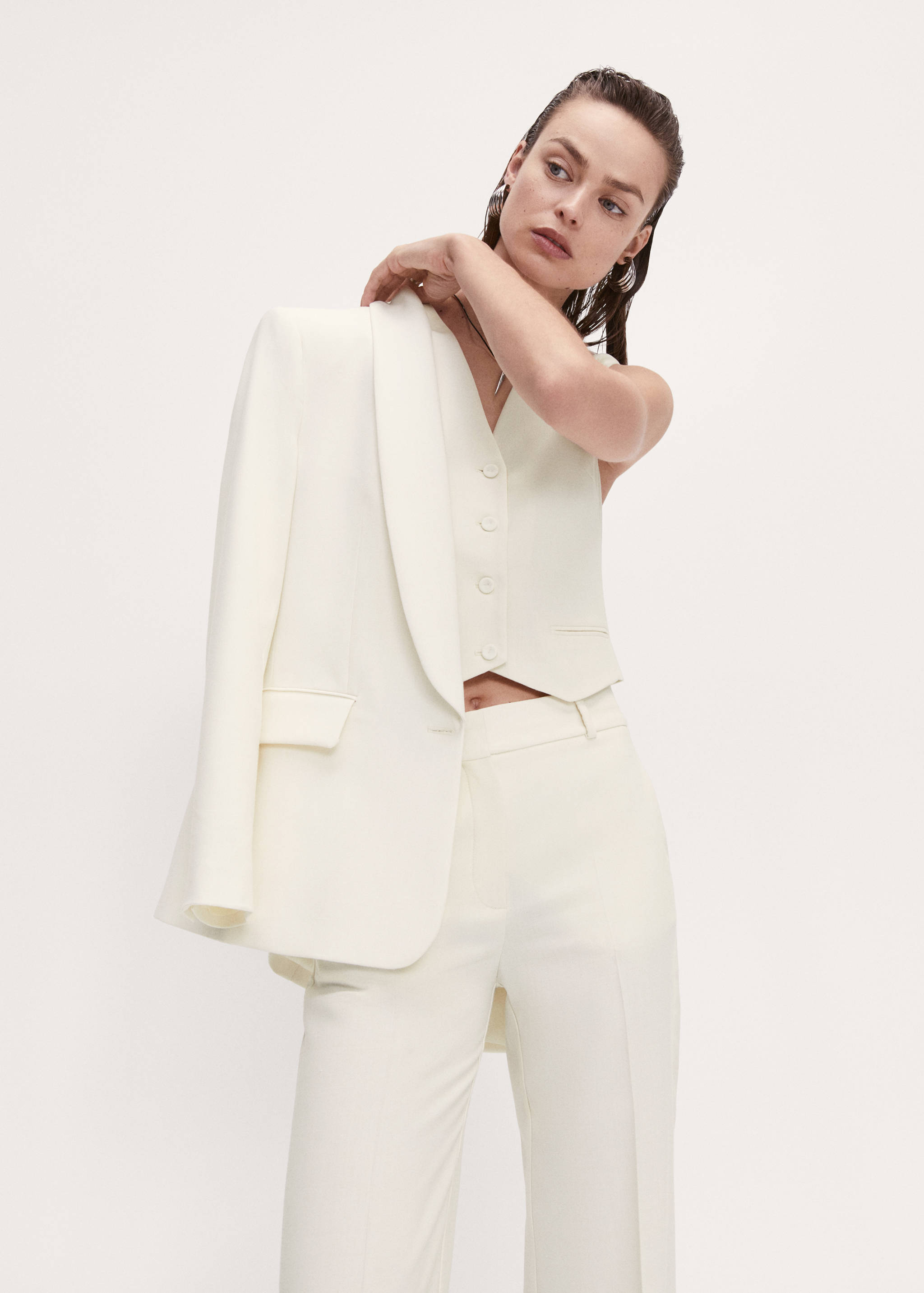 Veste structurée à col smoking - Détail de l'article 2