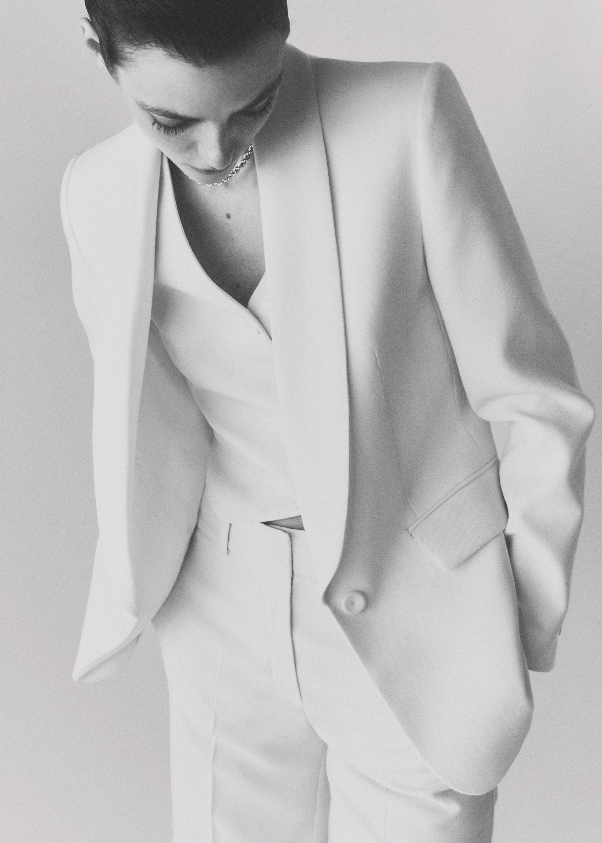 Veste structurée à col smoking - Détail de l'article 7