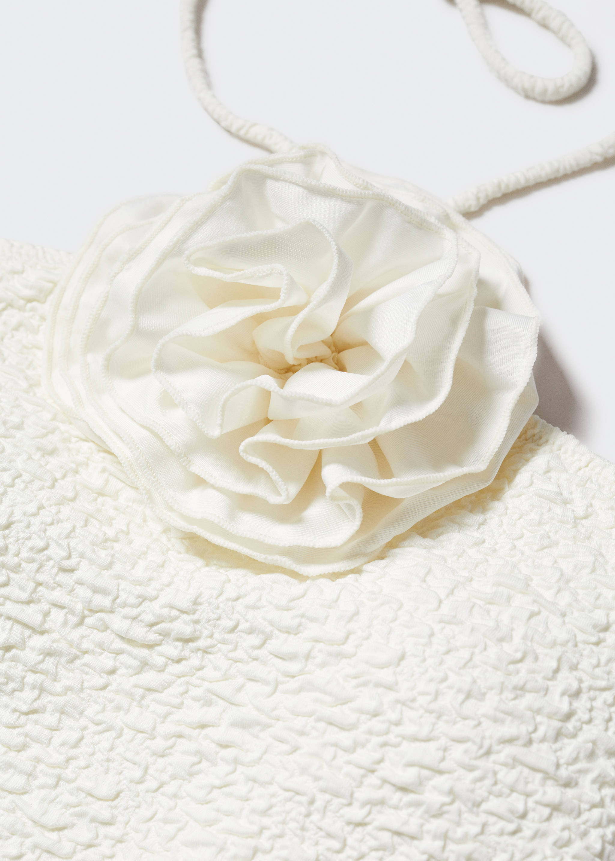 Textured swimsuit - Details of the article 8