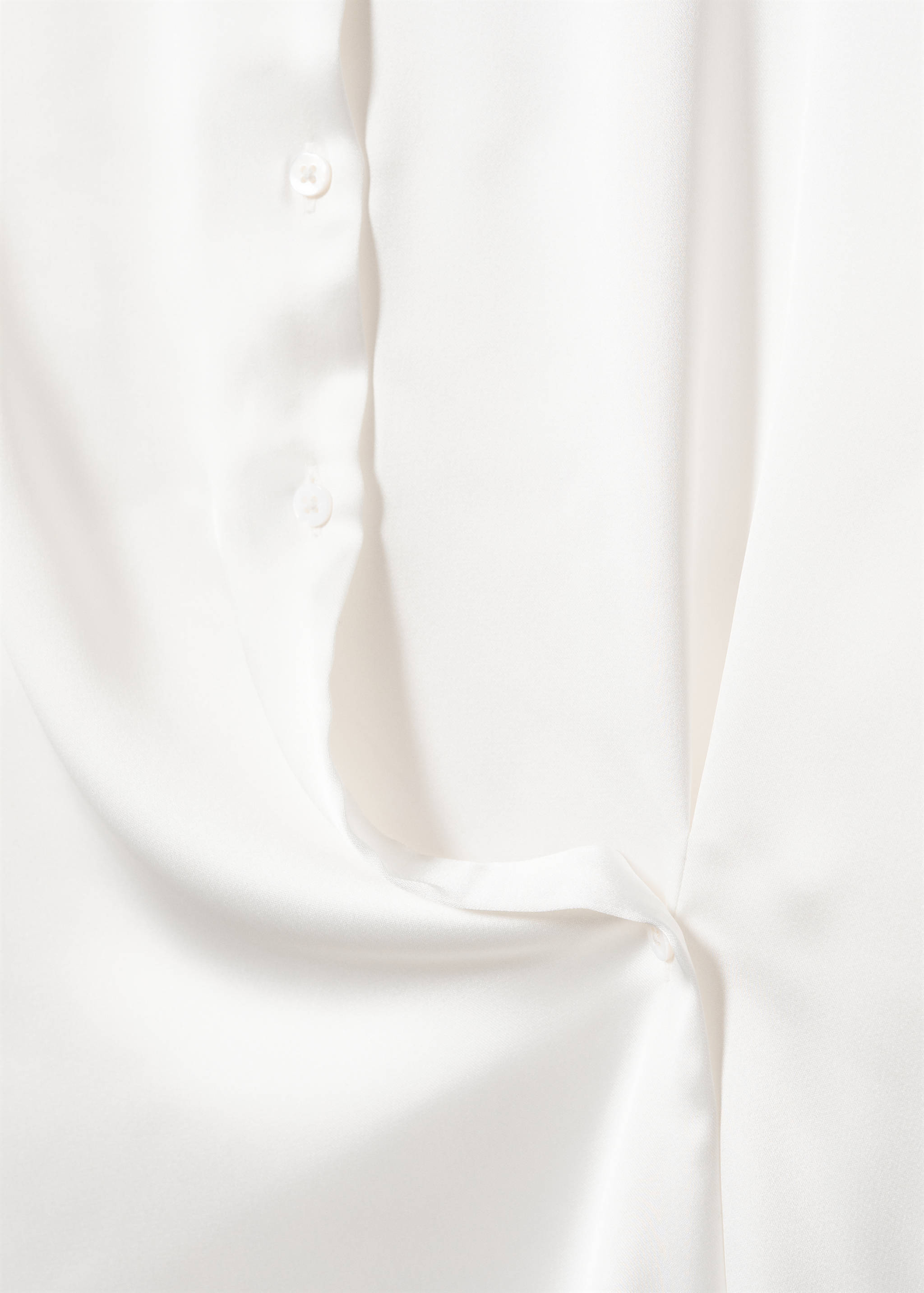 Shirt with draped detail  - Details of the article 8