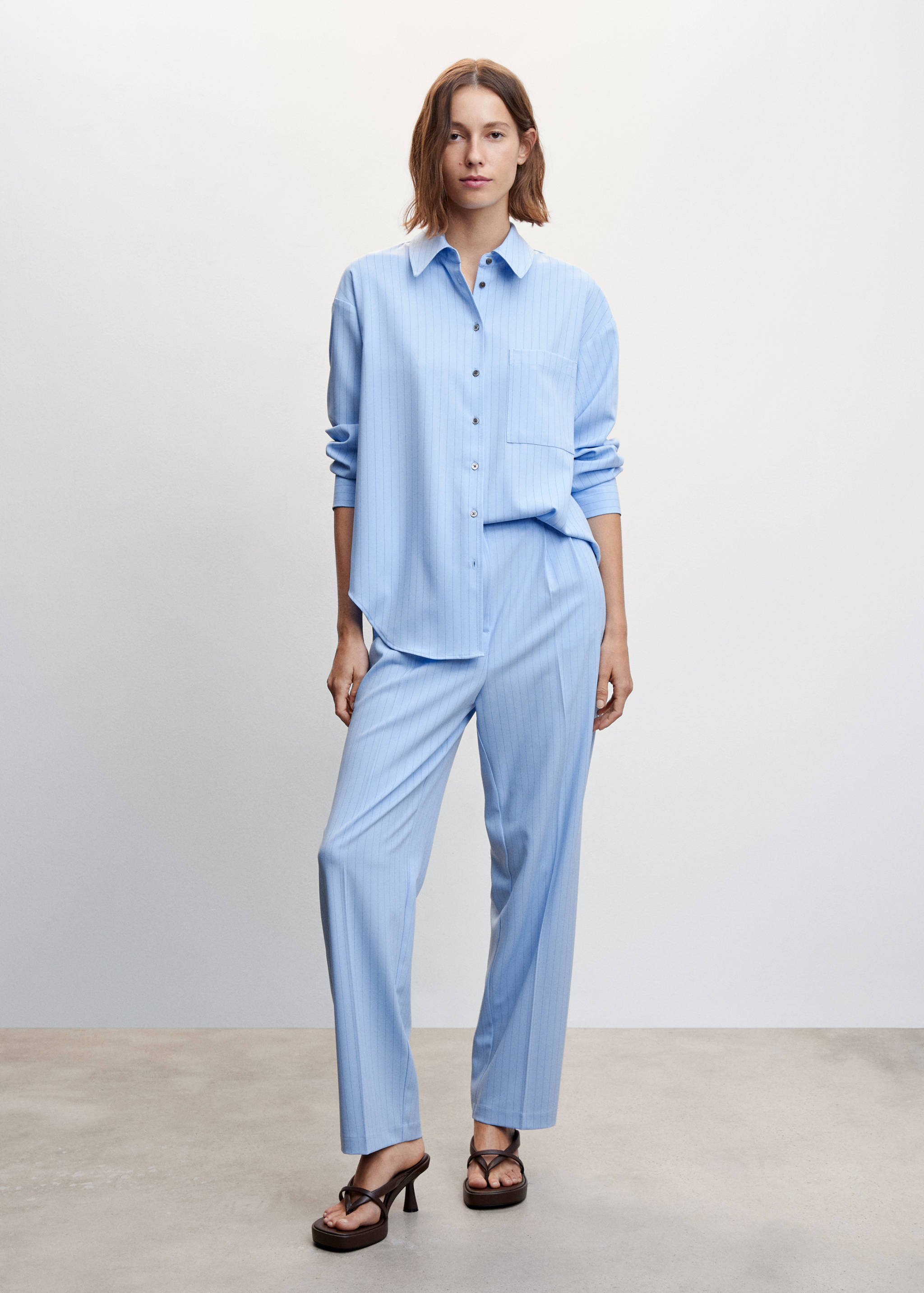 Pinstripe shirt - General plane