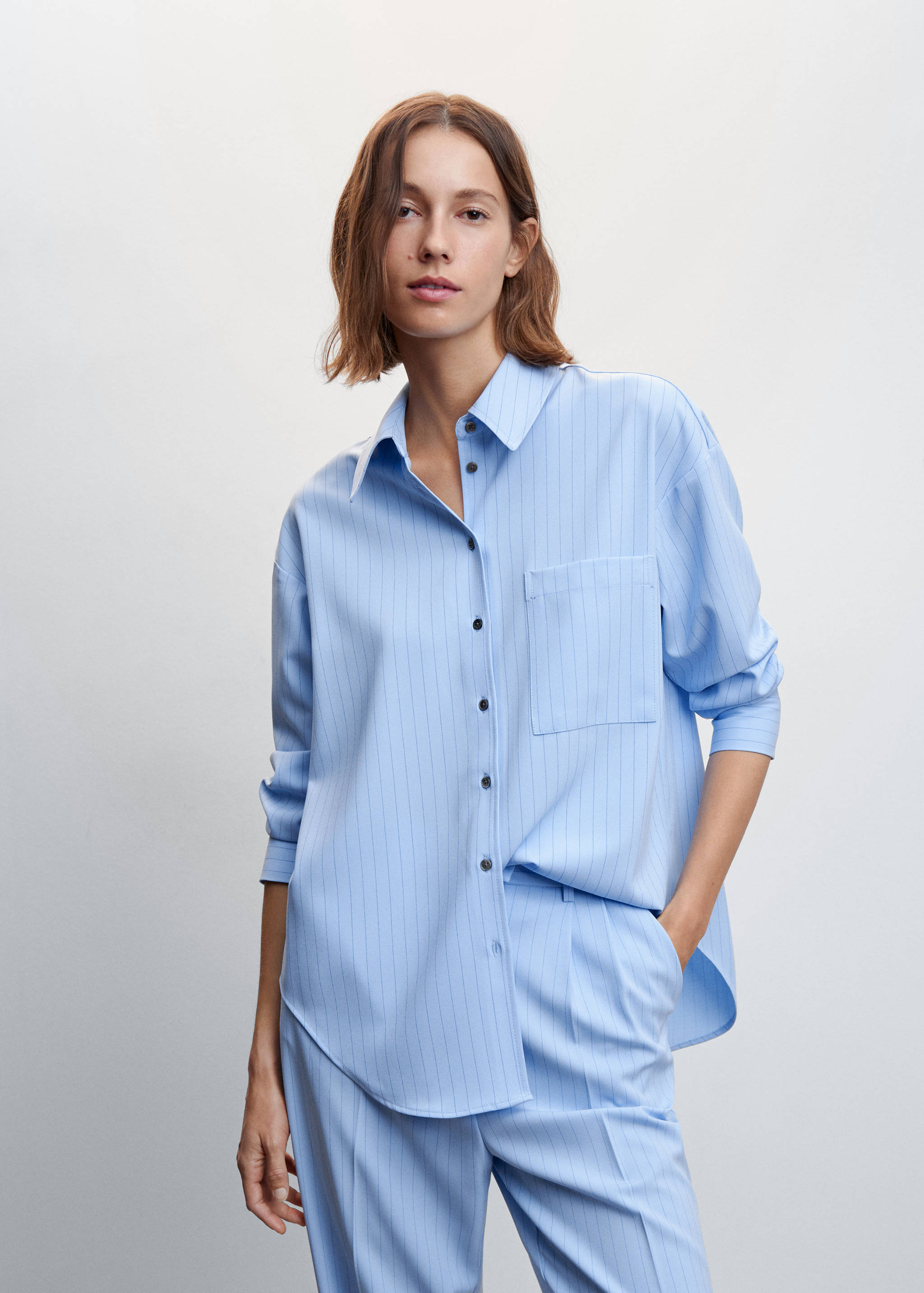 Pinstripe shirt - Medium plane