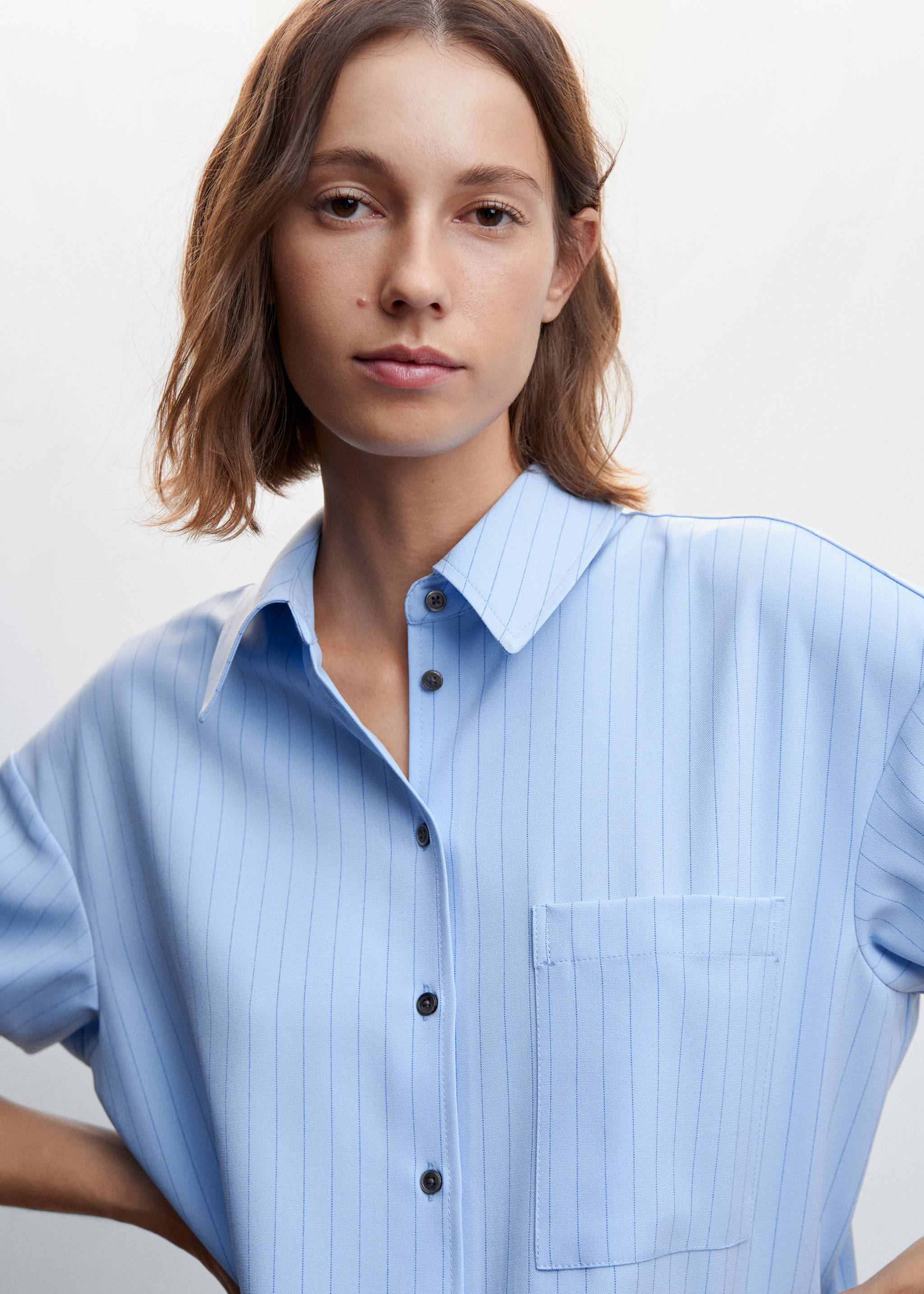 Pinstripe shirt - Details of the article 1