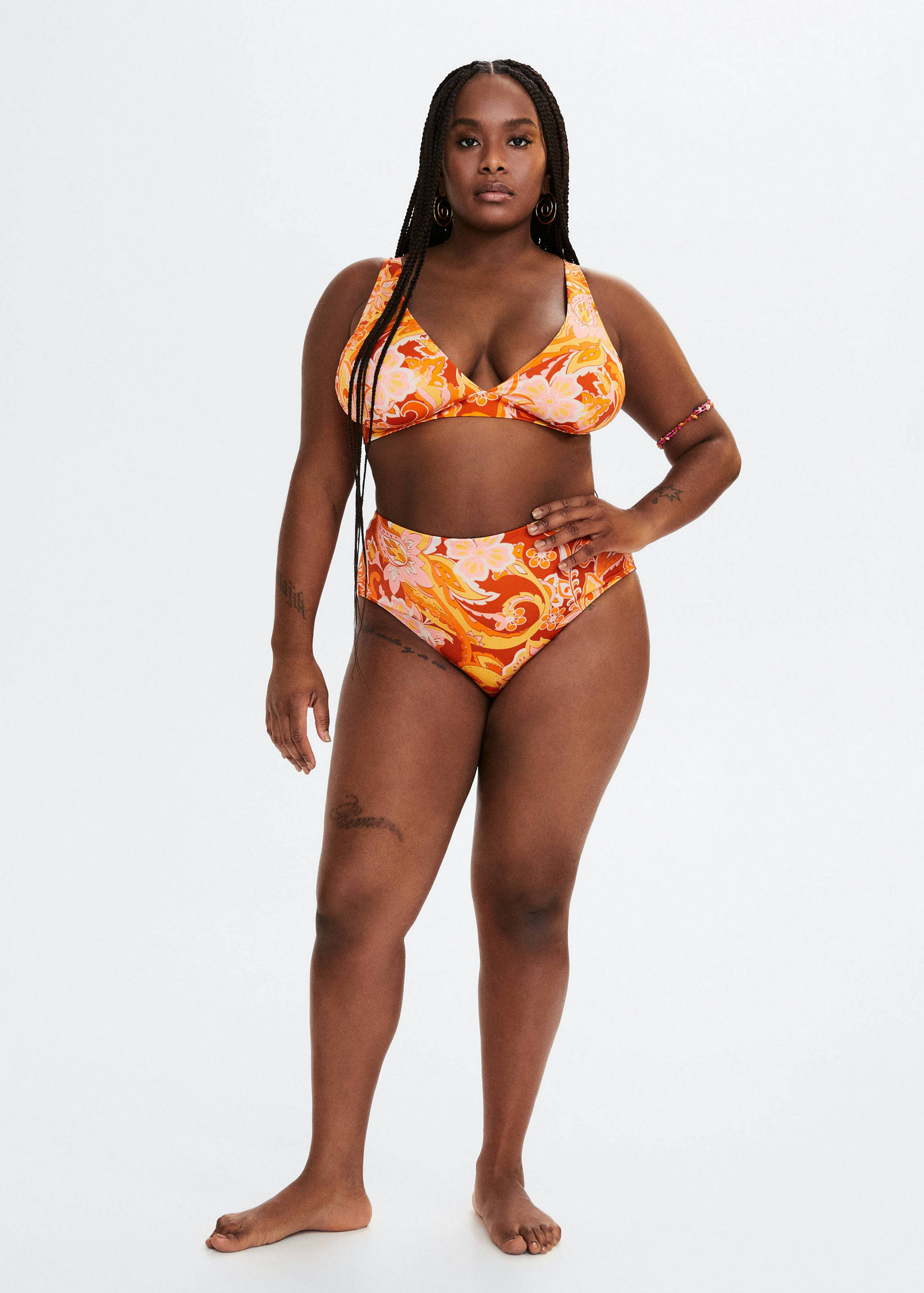 Triangle bikini top - General plane