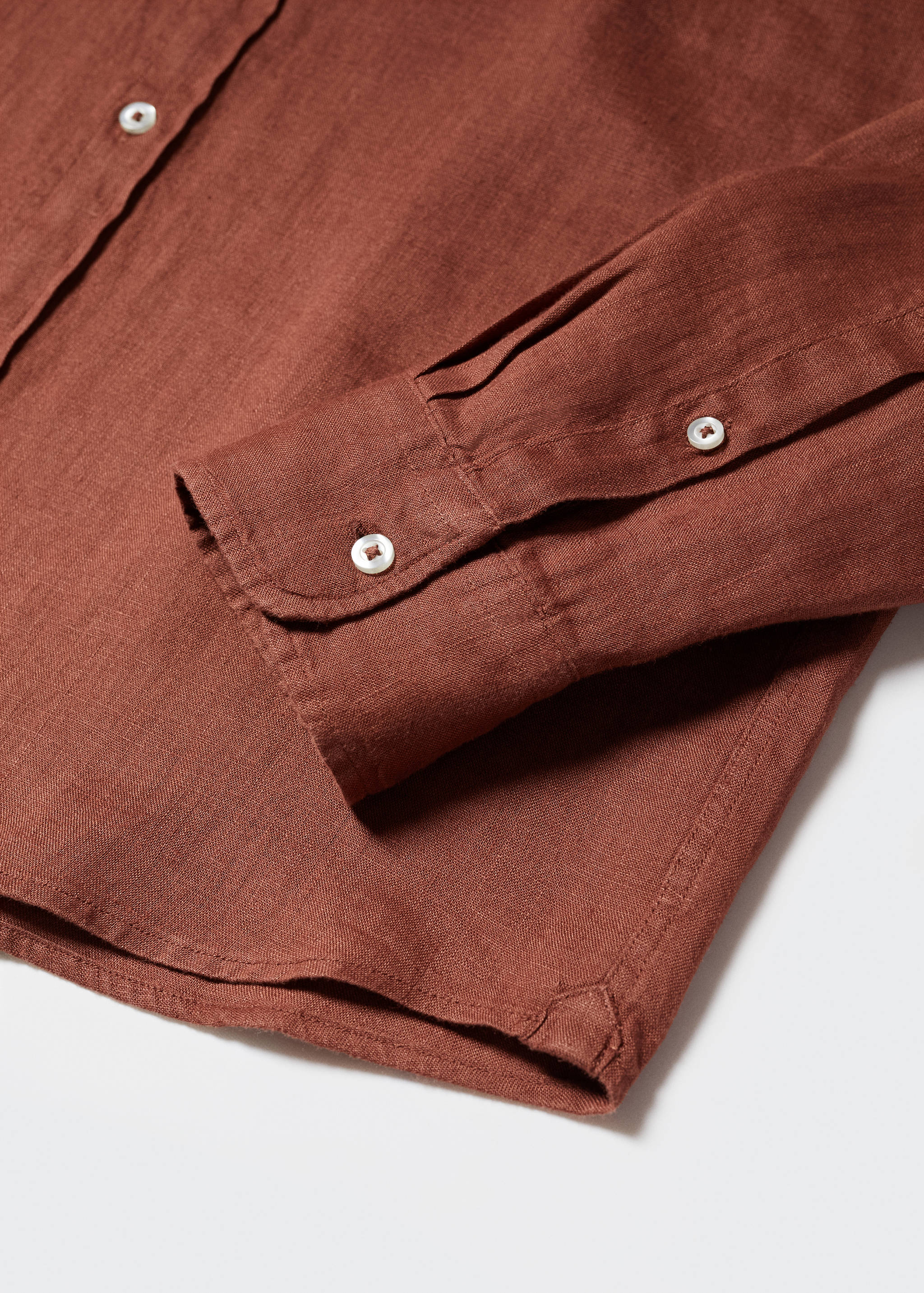 Camisa slim fit 100% lino - Detalle del artículo 8