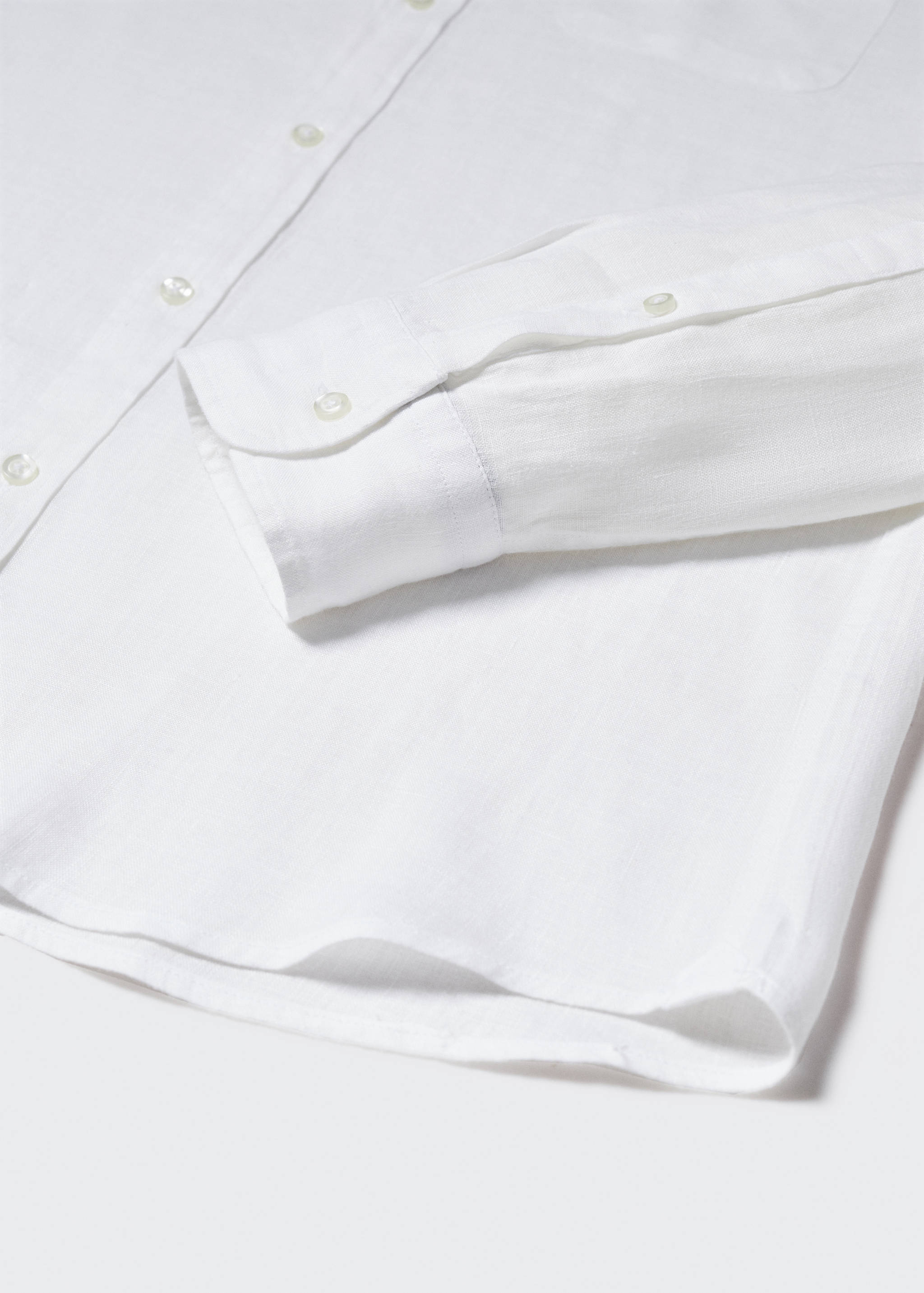 Camisa slim fit 100% lino - Detalle del artículo 8
