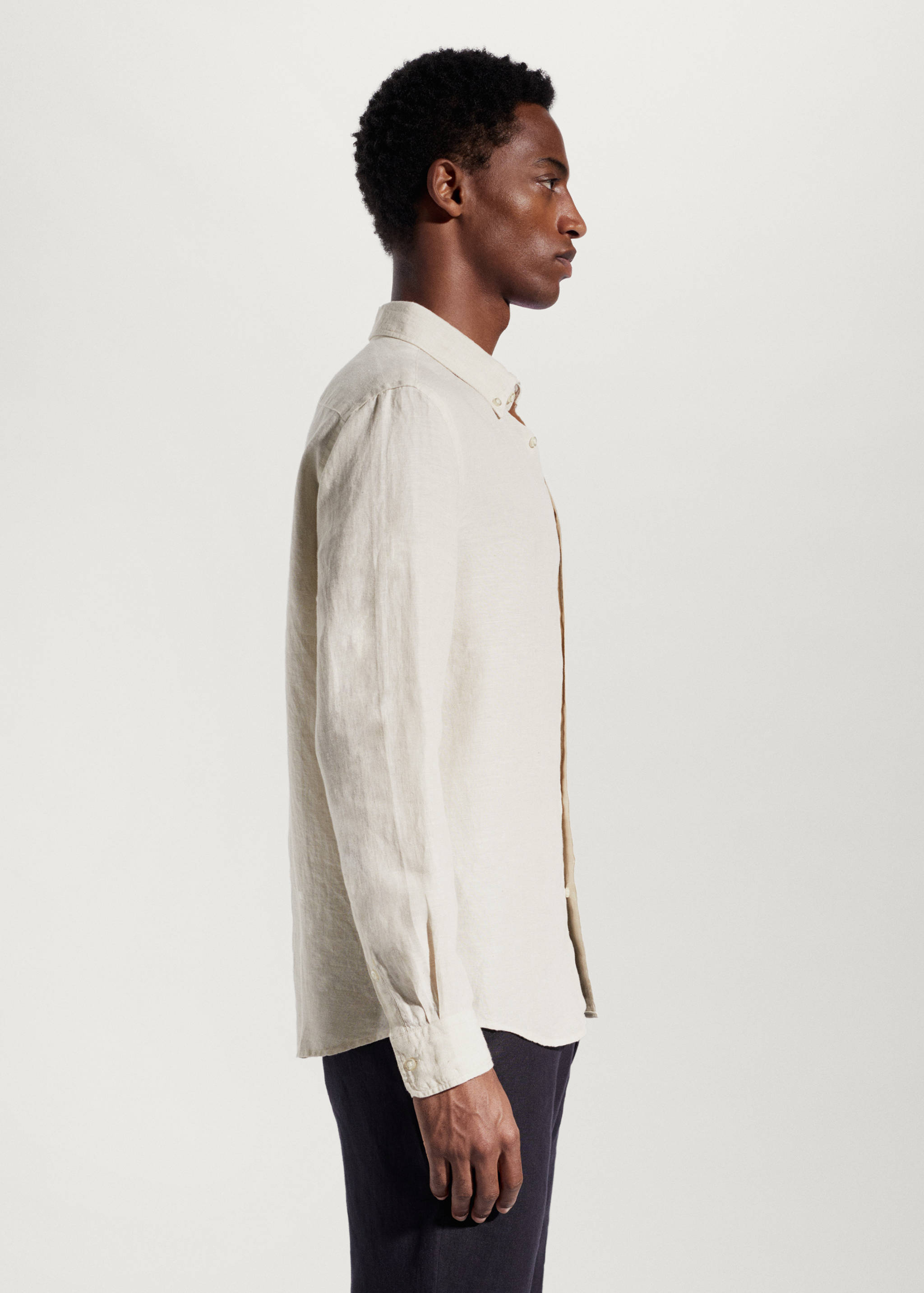 Camisa slim fit 100% lino - Detalle del artículo 2