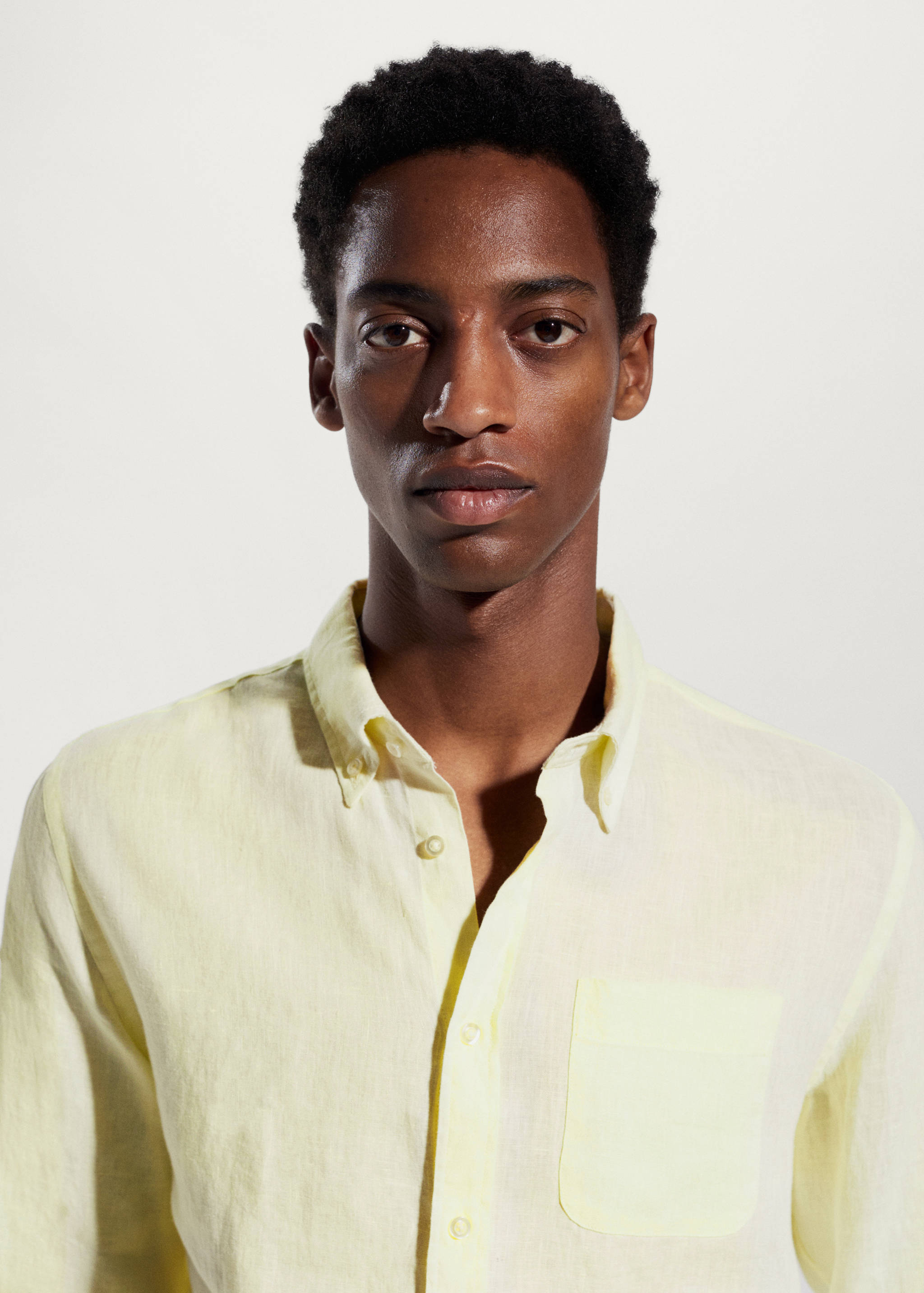 Camisa slim fit 100% lino - Detalle del artículo 1