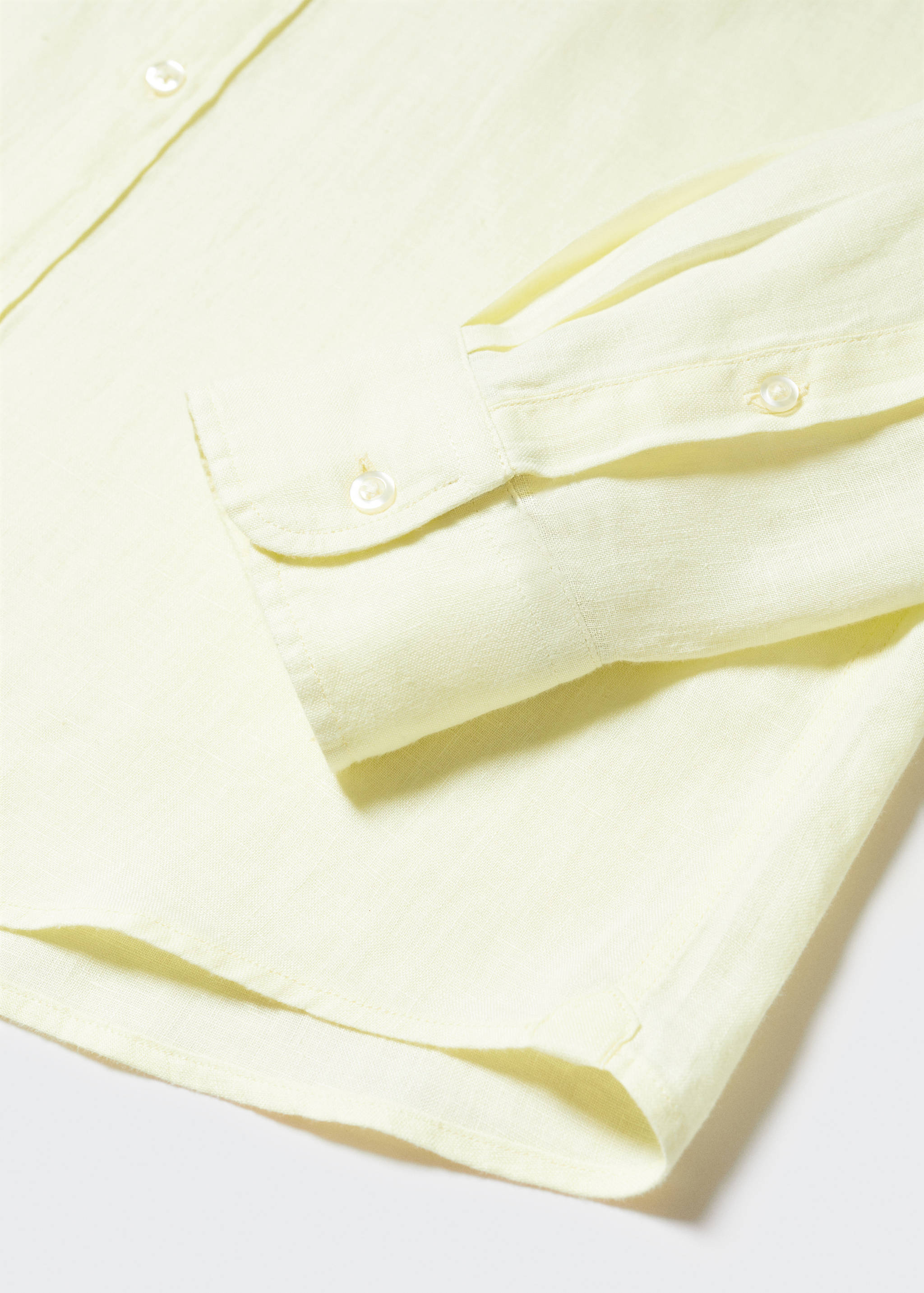 Camisa slim fit 100% lino - Detalle del artículo 8