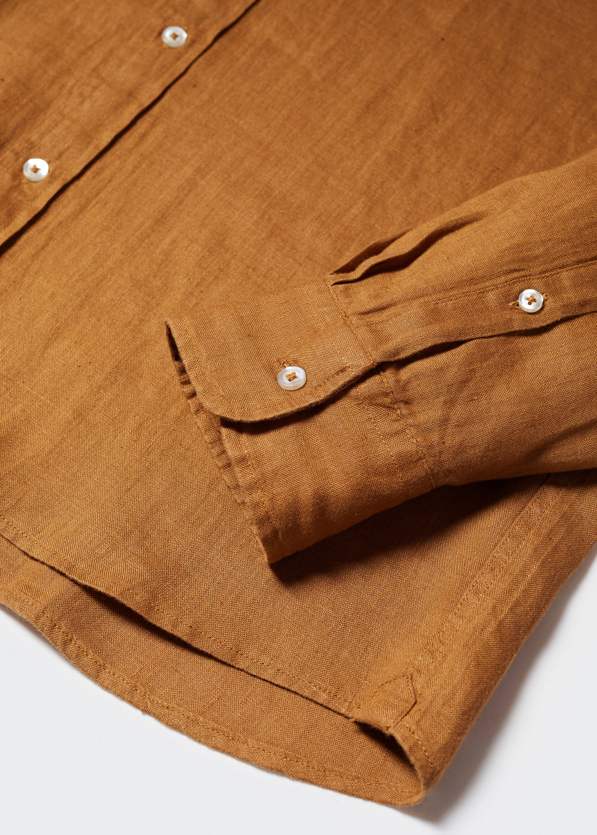 Camisa slim fit 100% lino - Detalle del artículo 8