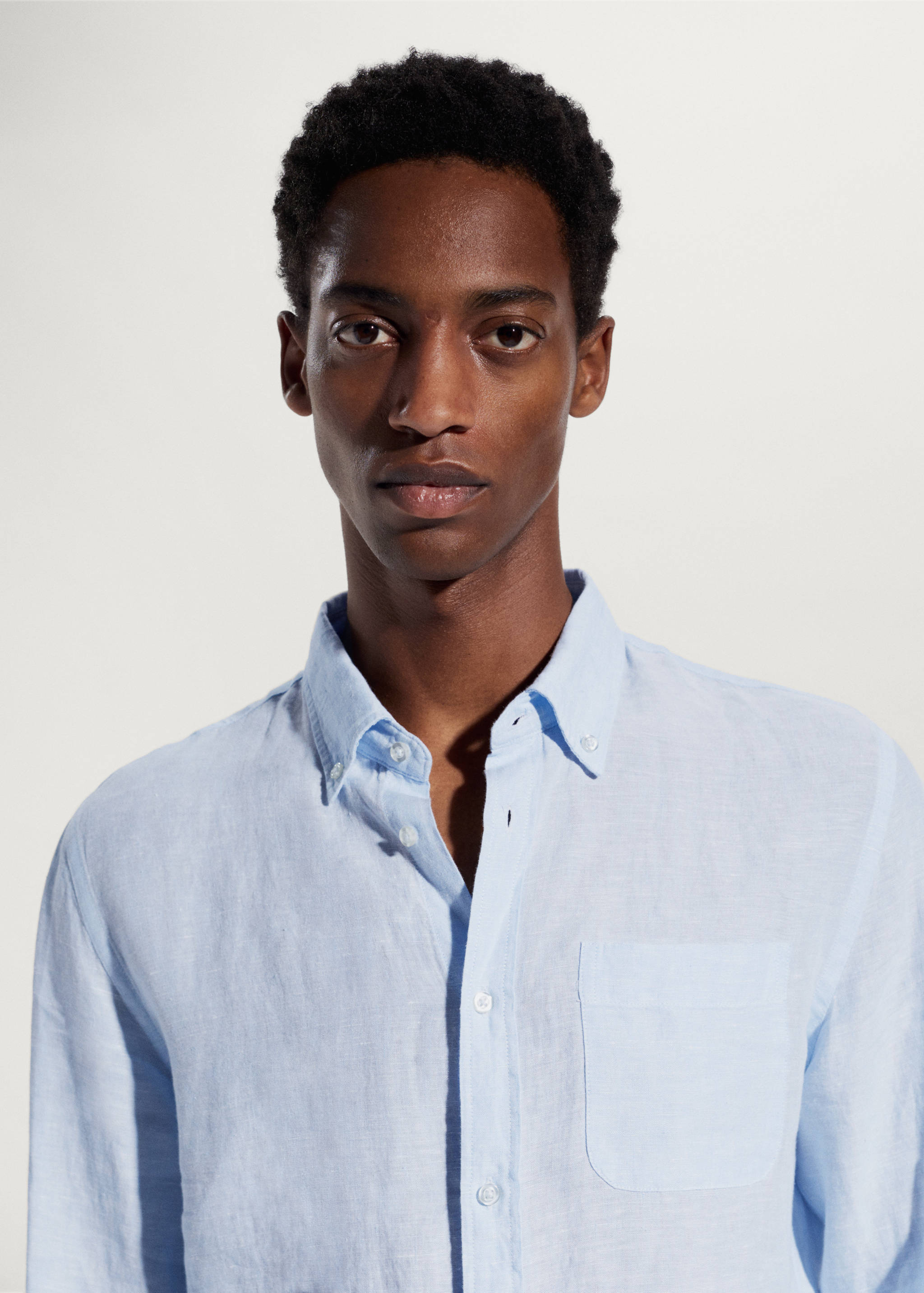 Camisa slim fit 100% lino - Detalle del artículo 1