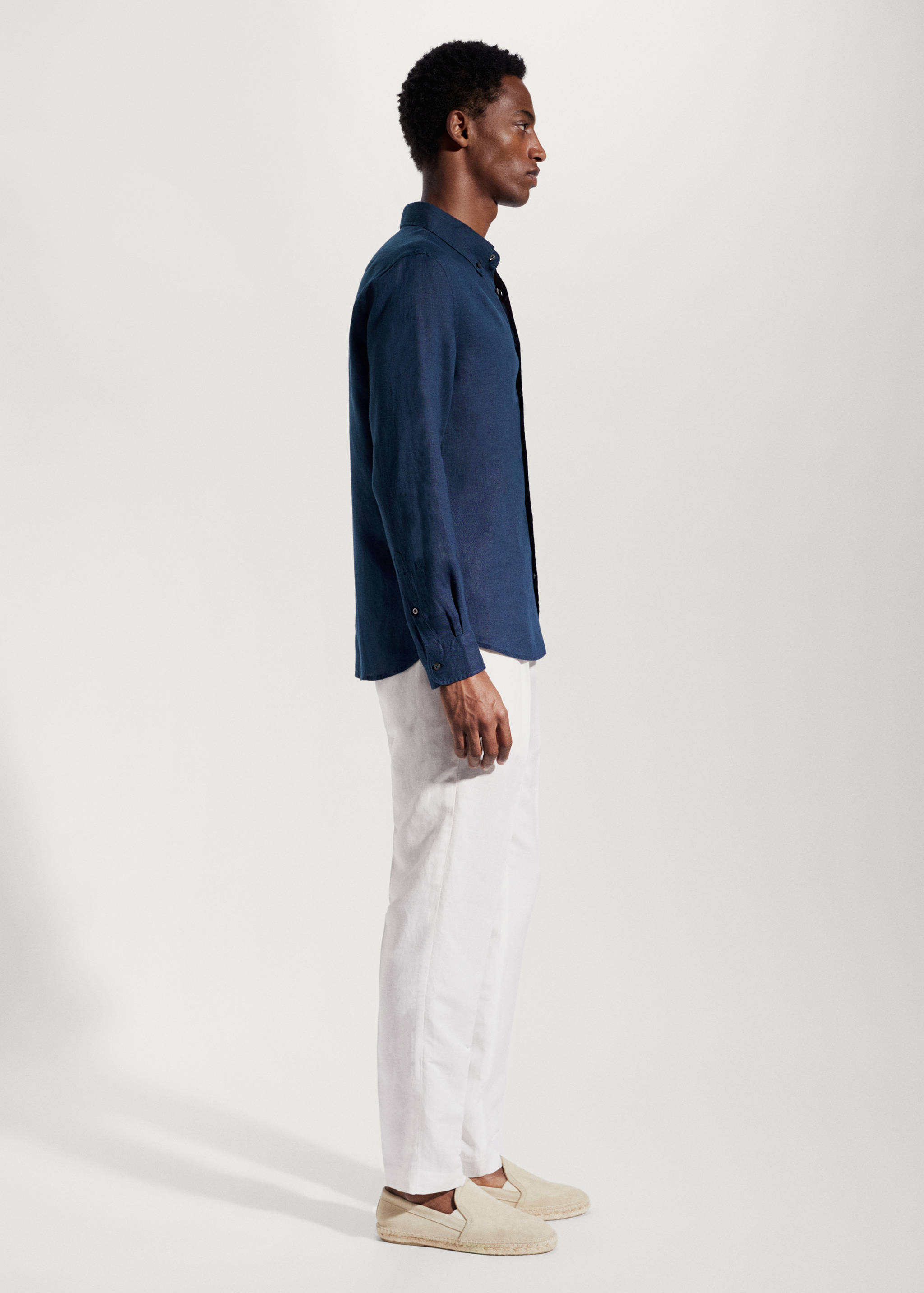 Camisa slim fit 100% lino - Detalle del artículo 1