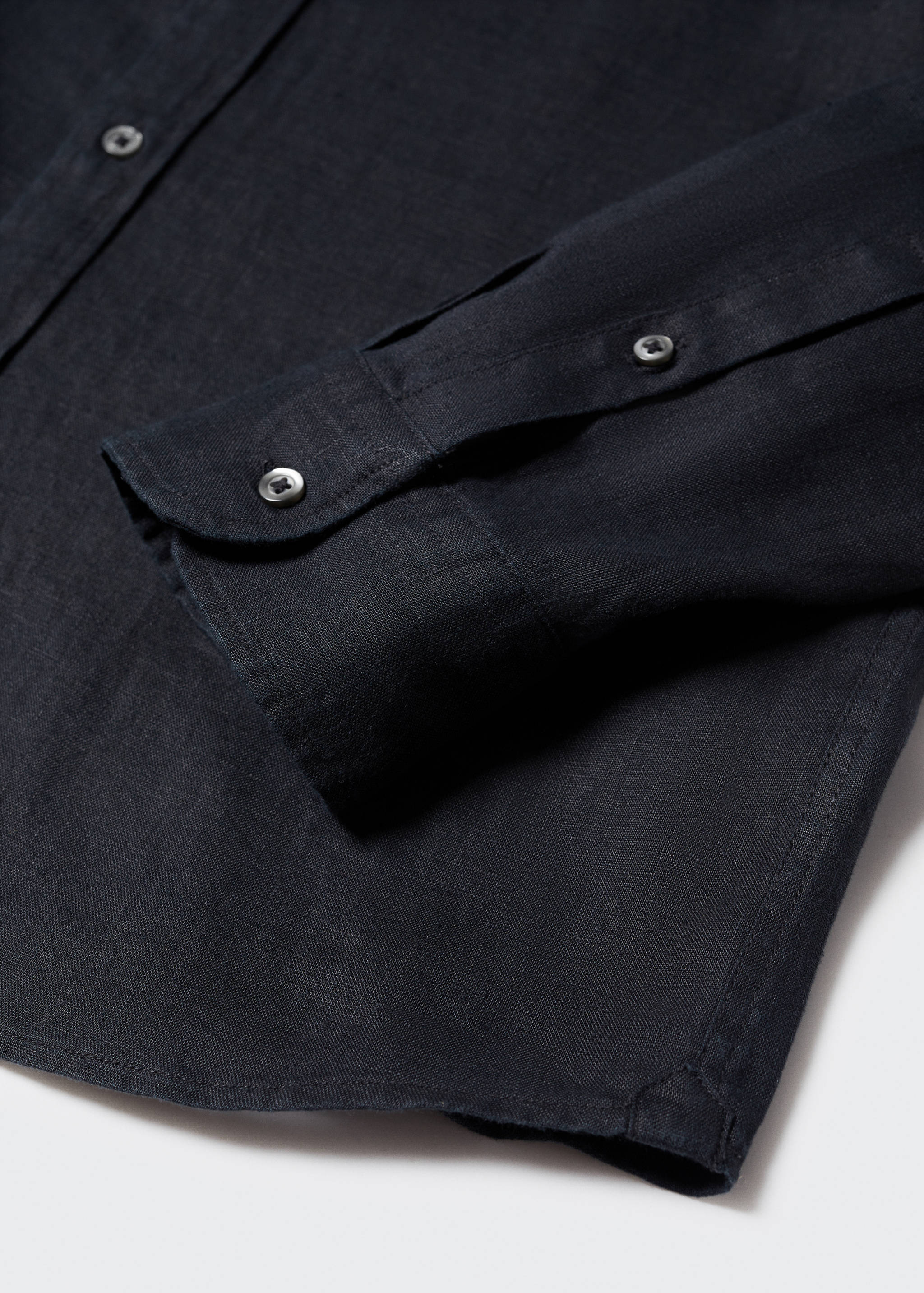 Camisa slim fit 100% lino - Detalle del artículo 8