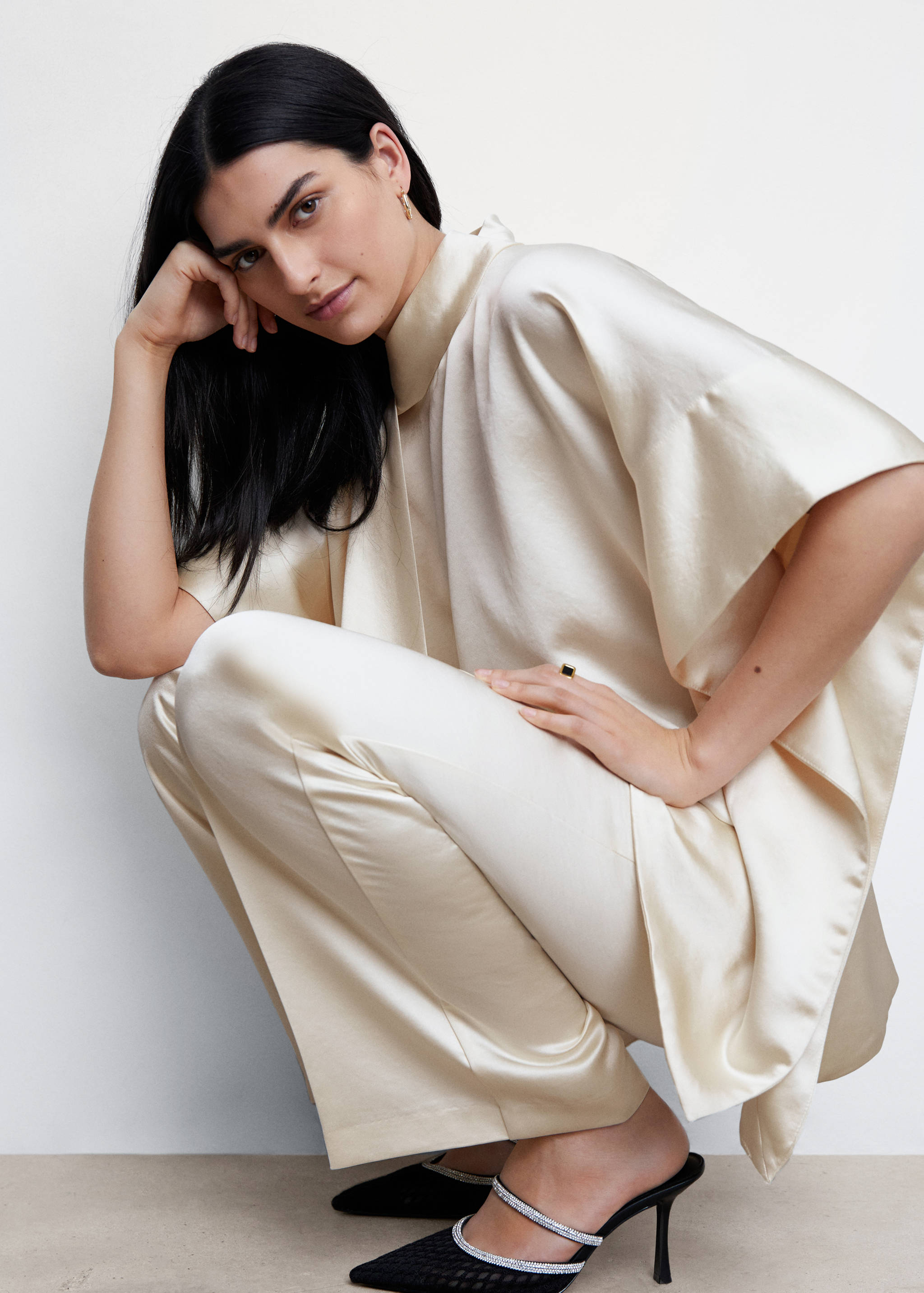 Сатиновые брюки - Деталь изделия 2