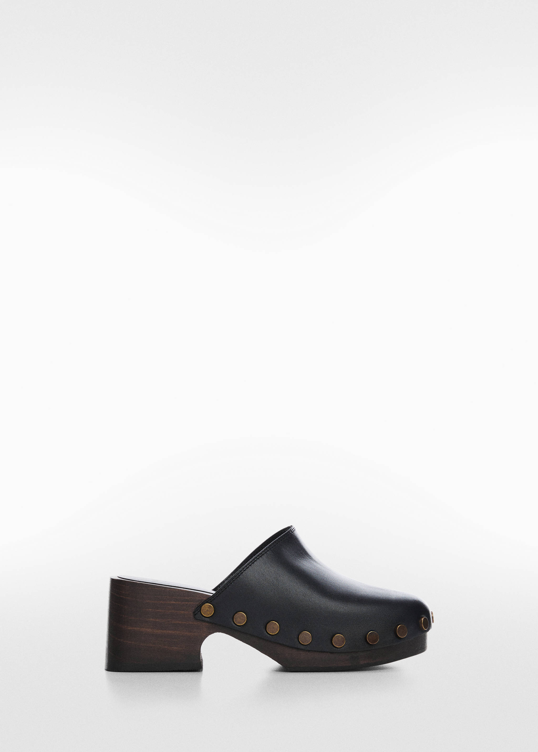 Studded leather clog - Товар без моделі