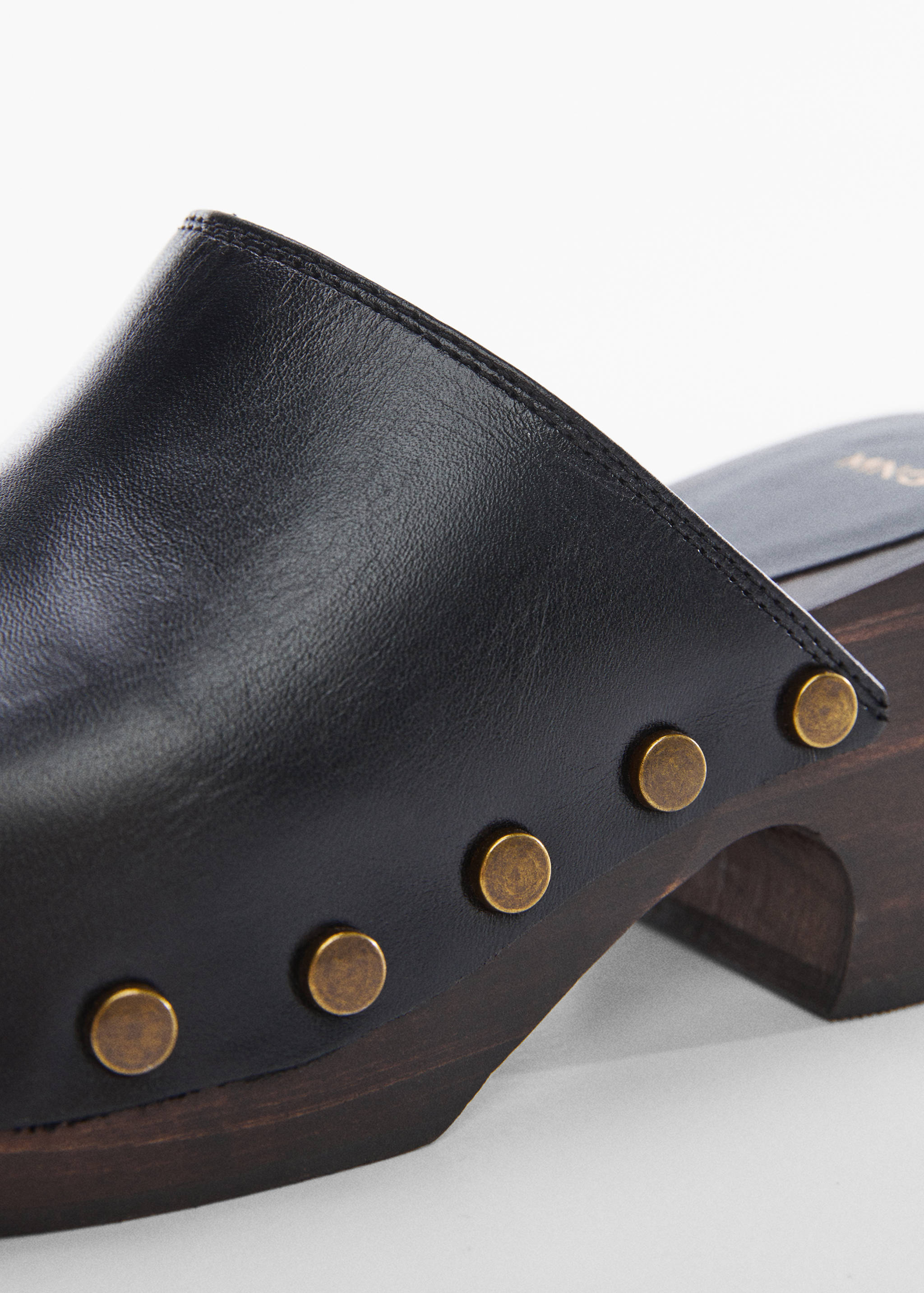 Studded leather clog - Детальніше про товар 1