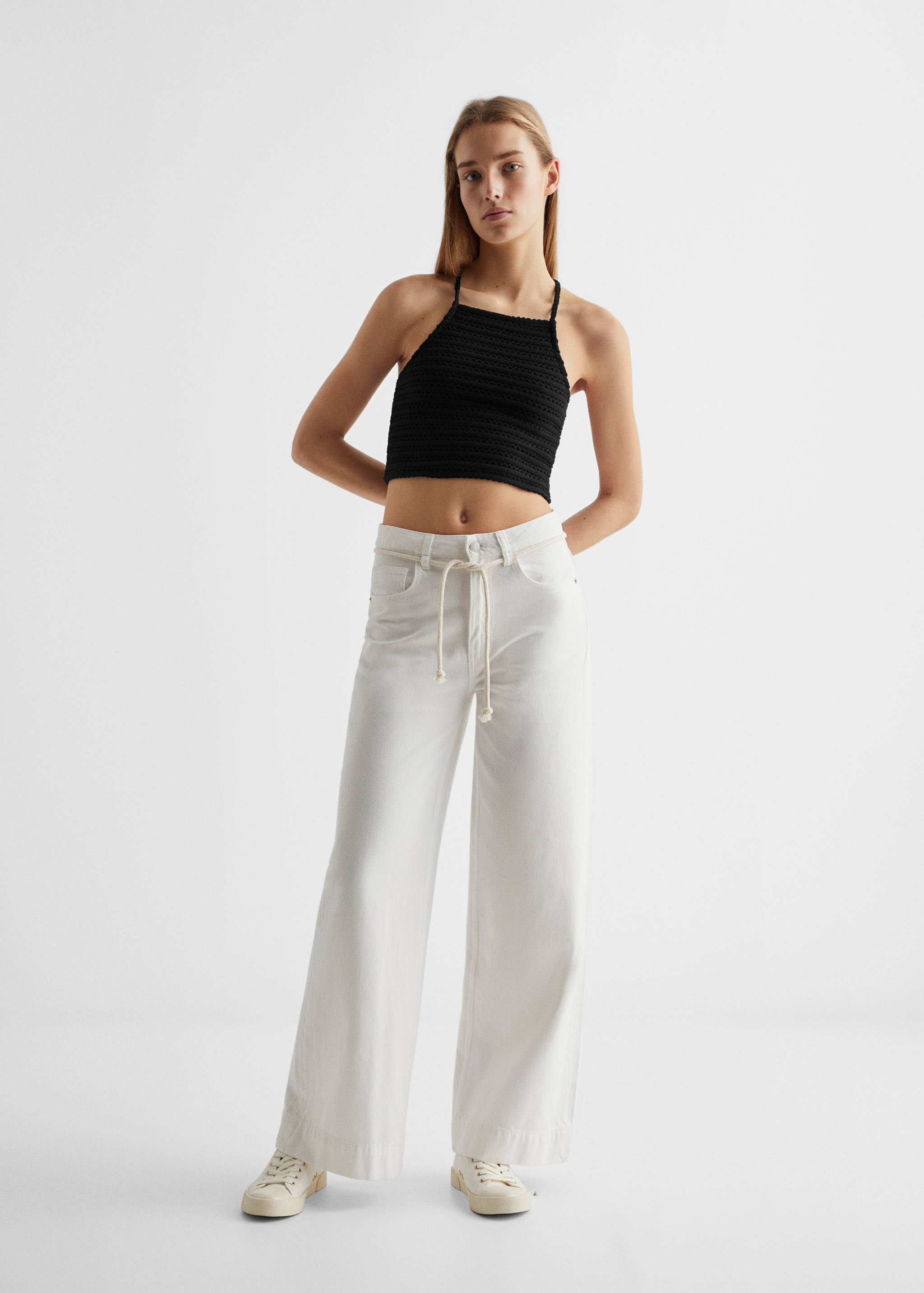 Ажурный укороченный топ - Общий план