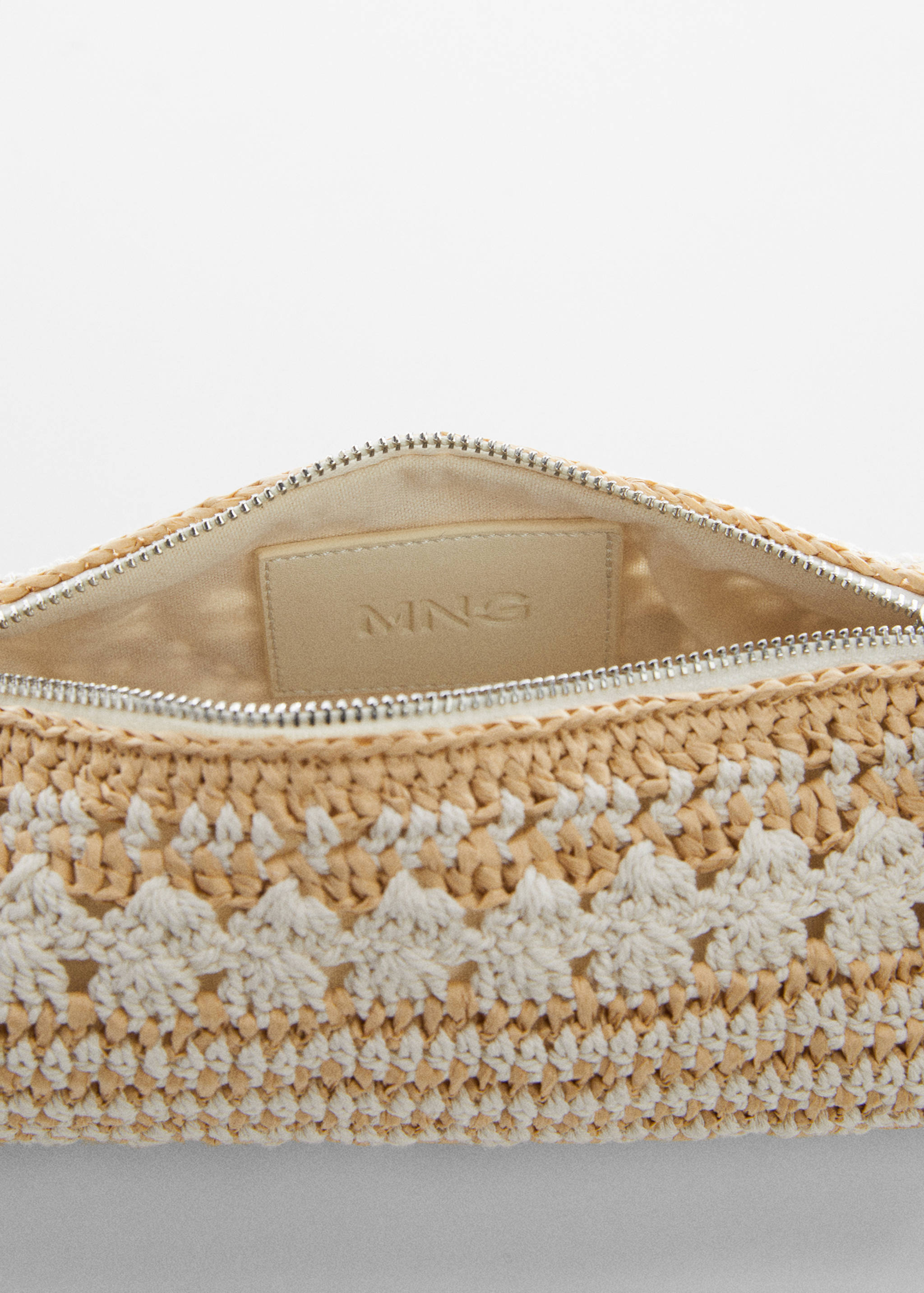 Round natural fibre bag - Details of the article 1