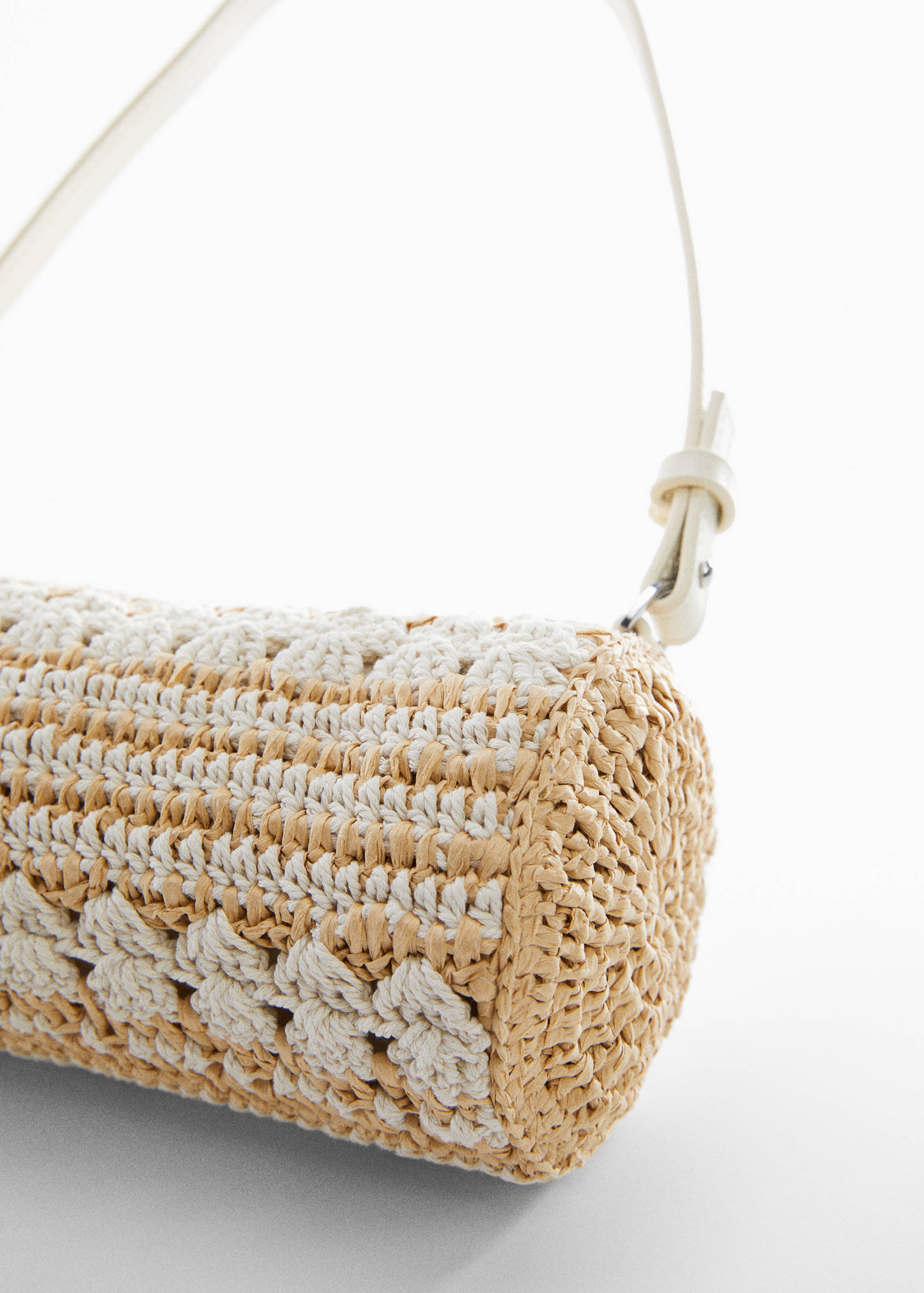 Round natural fibre bag - Details of the article 2