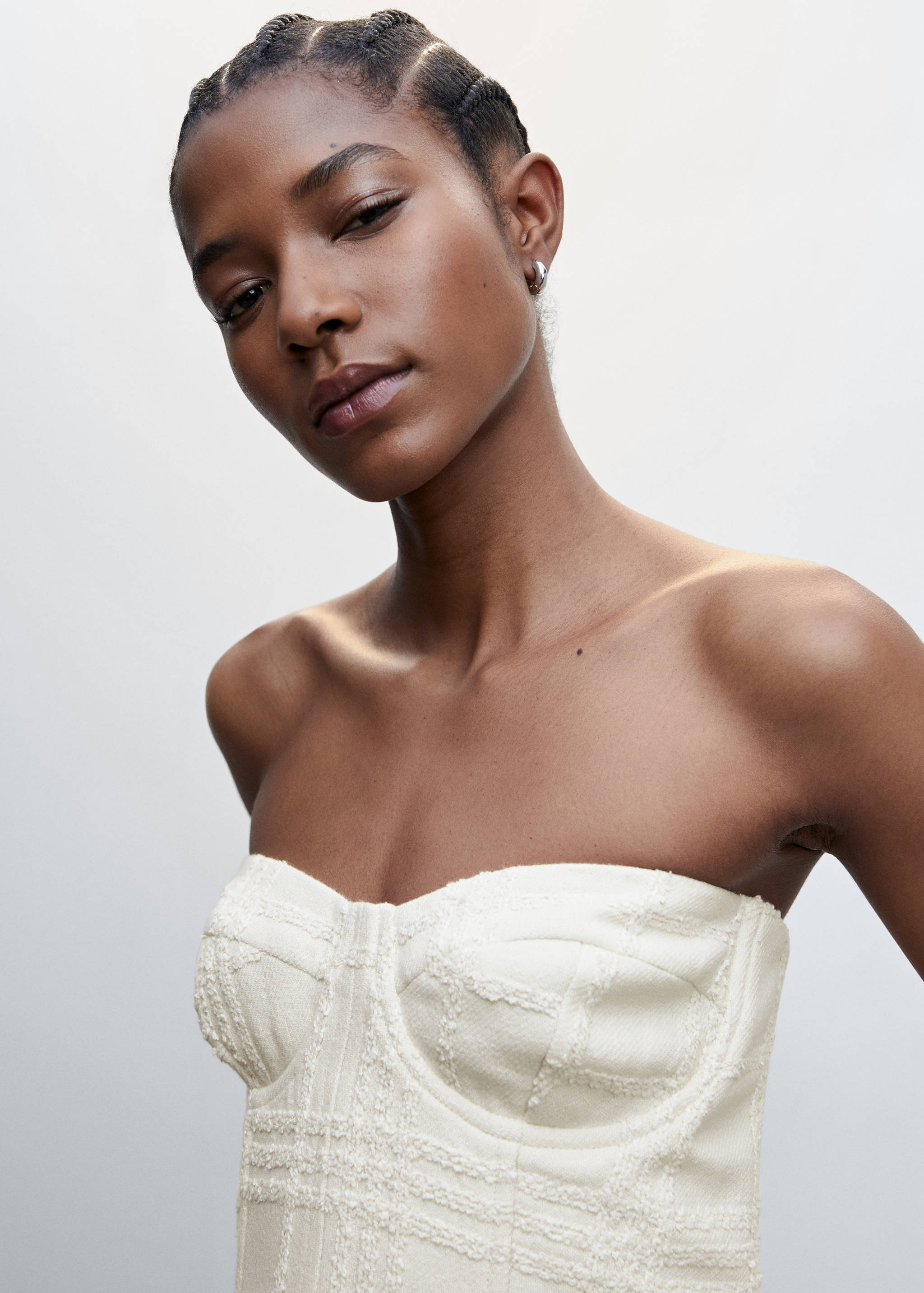 Textured corset top - Details of the article 1