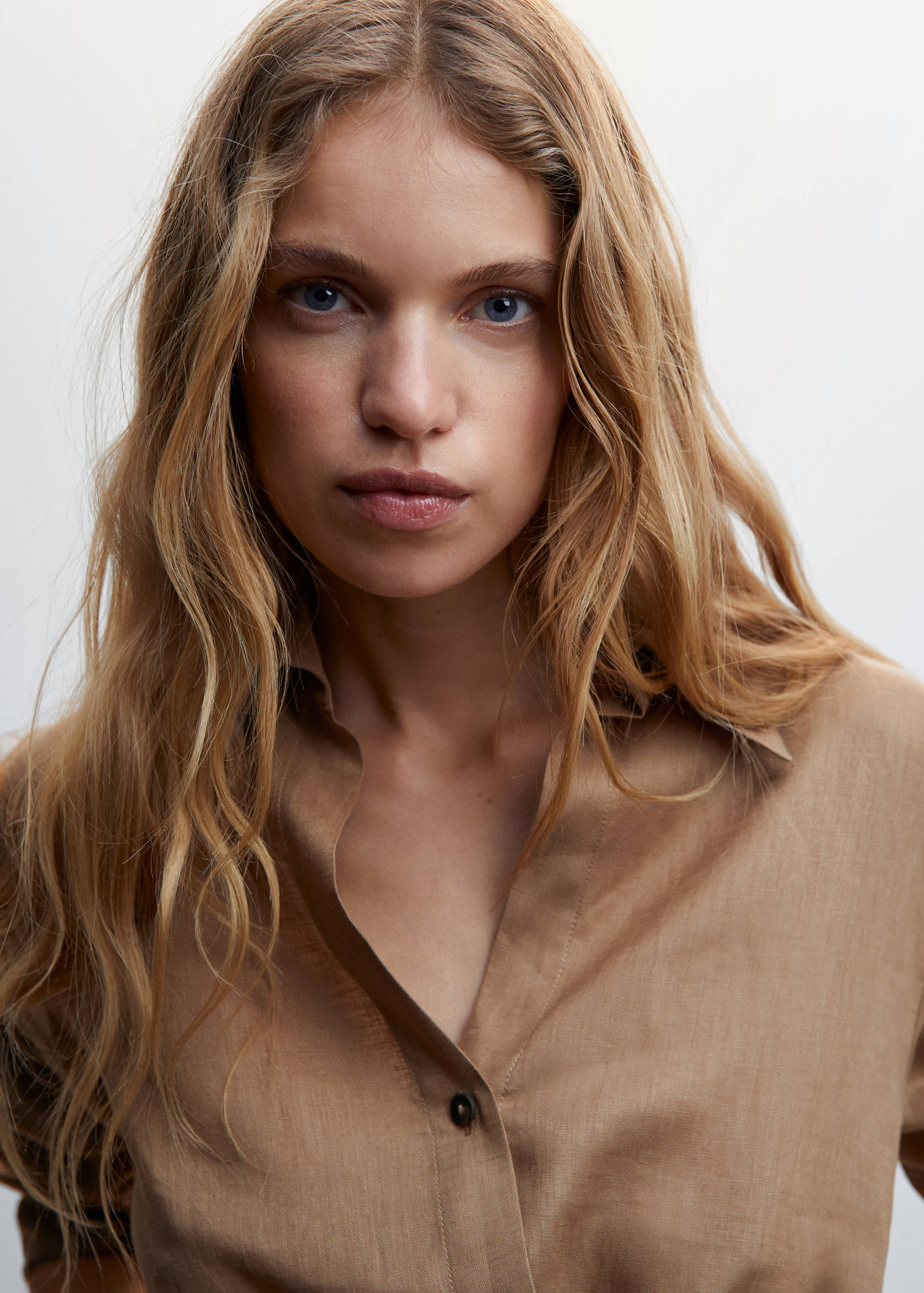 Linen 100% shirt - Details of the article 1