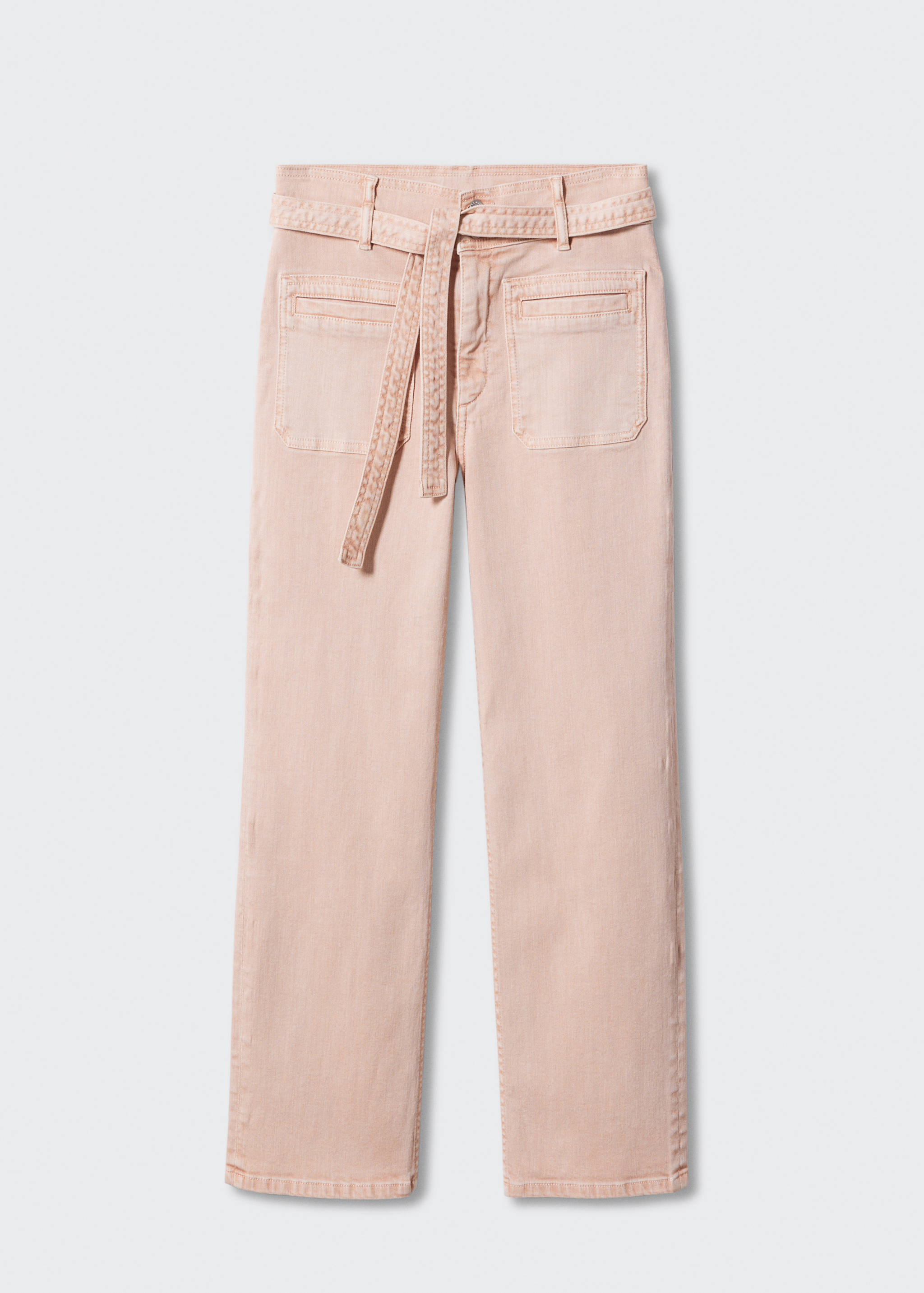 Jeans rectos detalle lazo - Artículo sin modelo