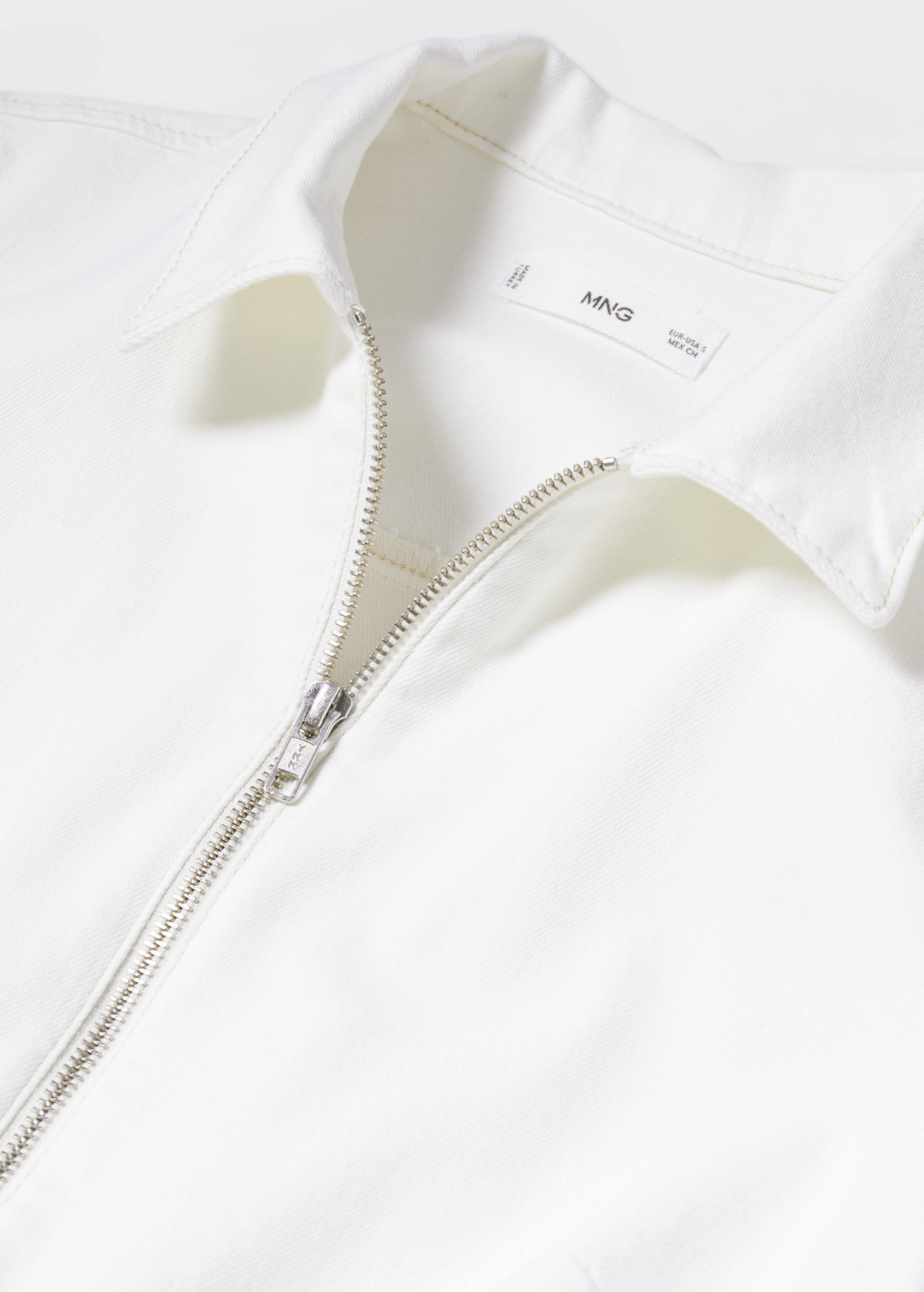 Denim zipper jumpsuit - Details of the article 8