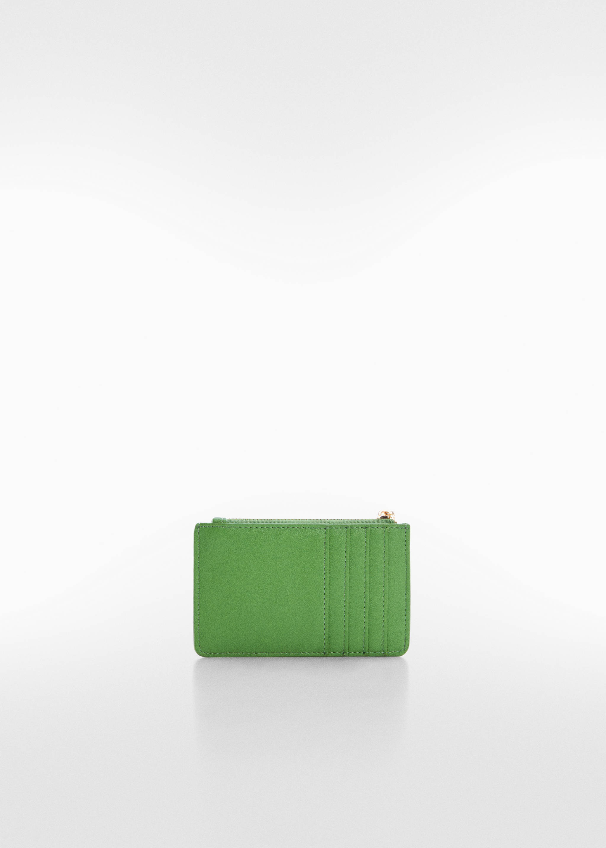 Card holder with button and logo - Details of the article 2