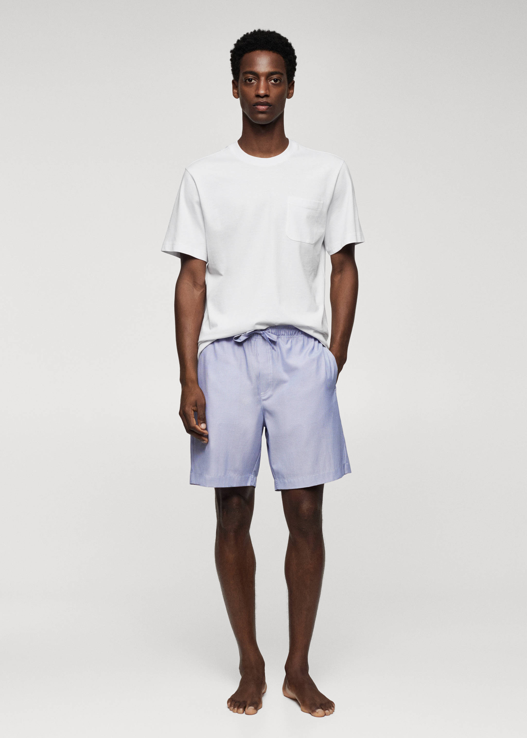 Lot pyjama court coton - Plan général