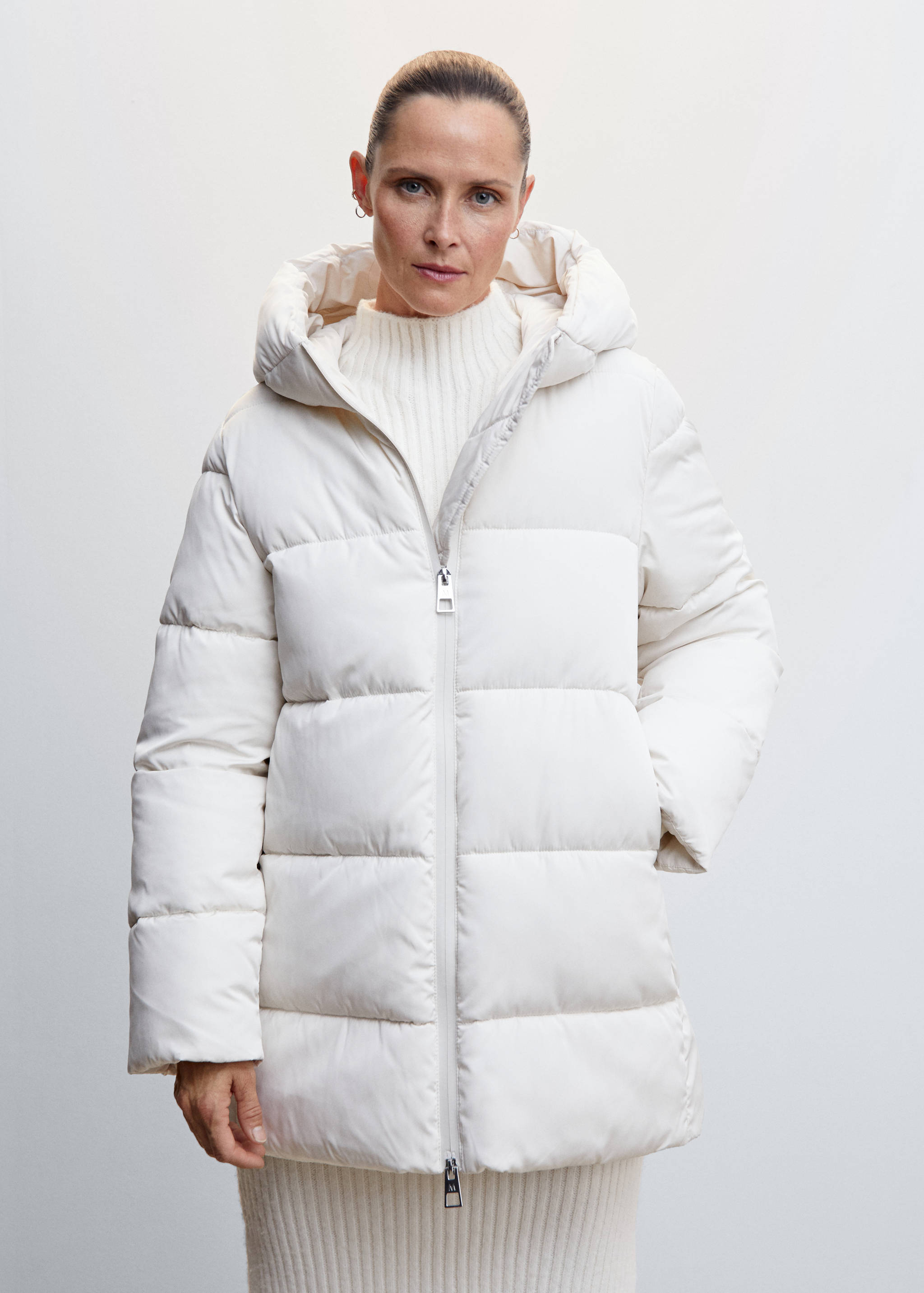 Steppelt kapucnis anorák - Felezősík