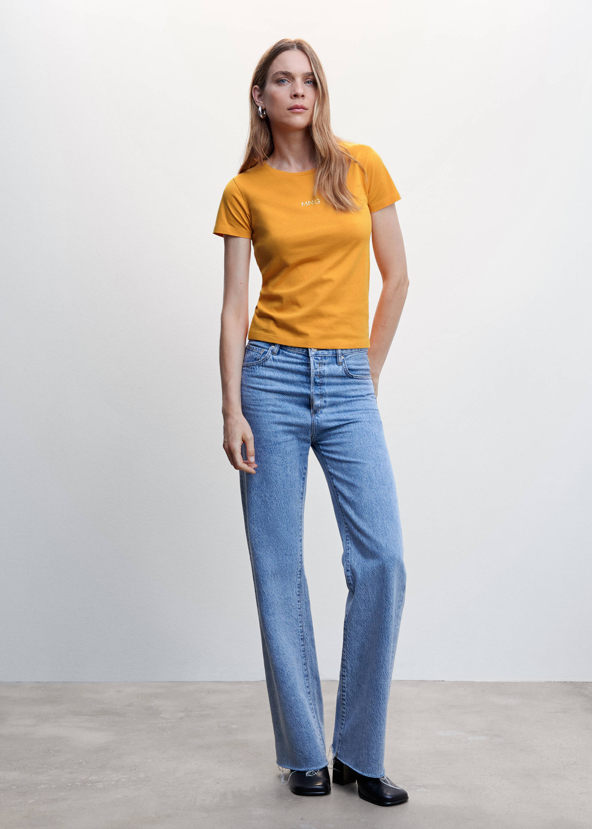 Camiseta algodón logo - Plano general